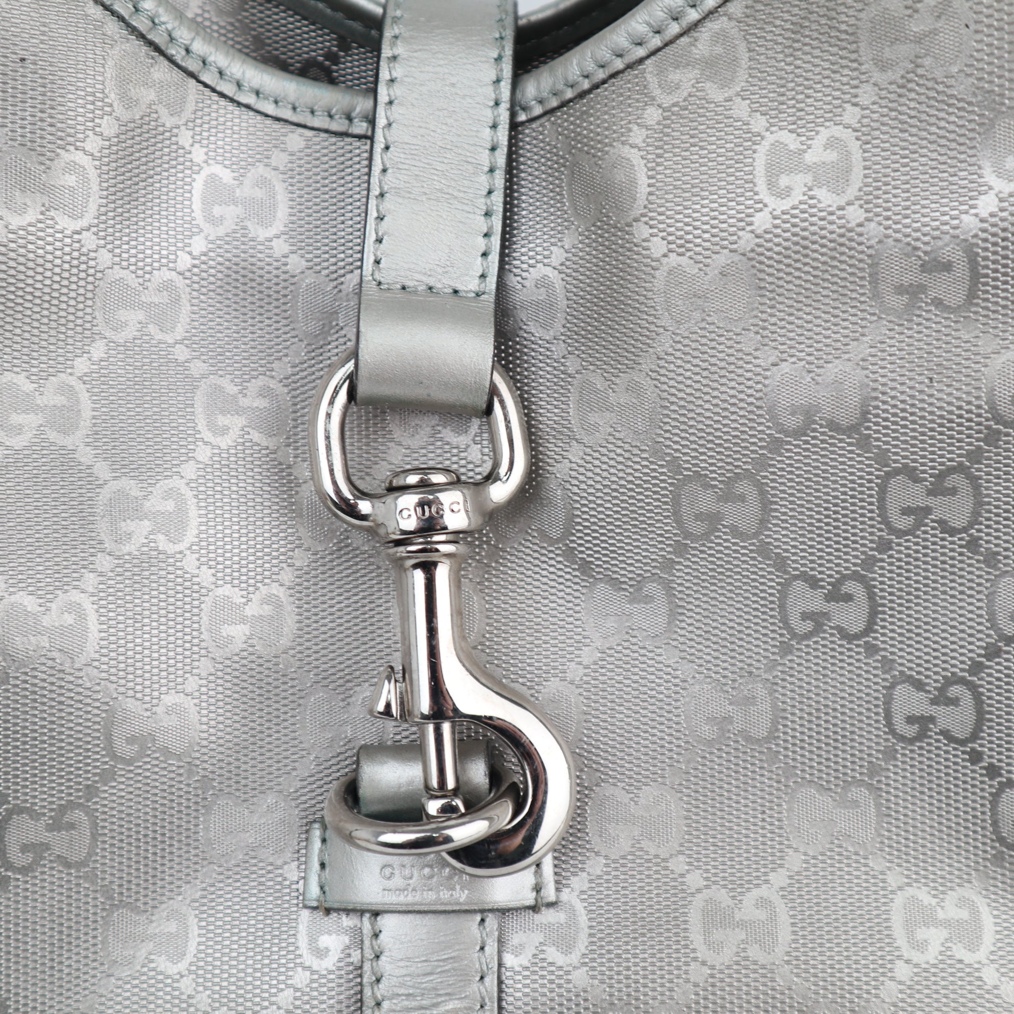 C2573 Gucci Shoulder Bag GG Imprimé Jackie Bag | Pre-Owned Excellent Brown Canvas GG