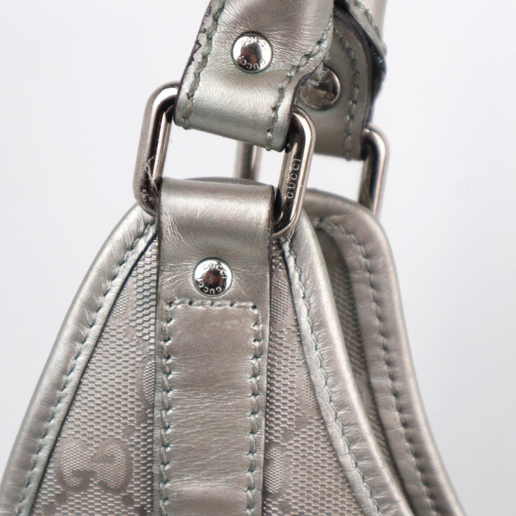 C2573 Gucci Shoulder Bag GG Imprimé Jackie Bag | Pre-Owned Excellent Brown Canvas GG