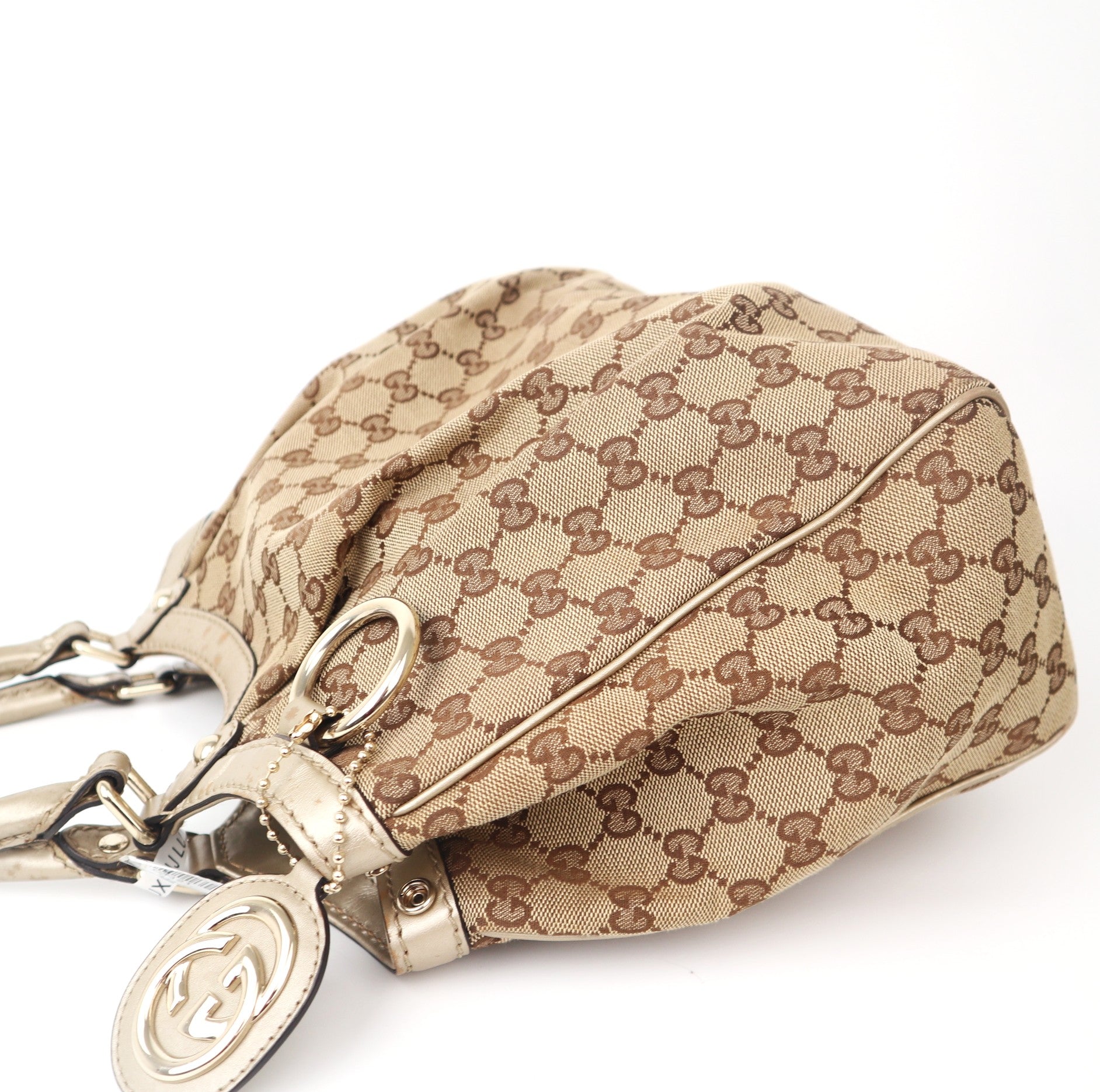 C1121 Gucci GG Canvas Medium Sukey Tote - Pre Owned