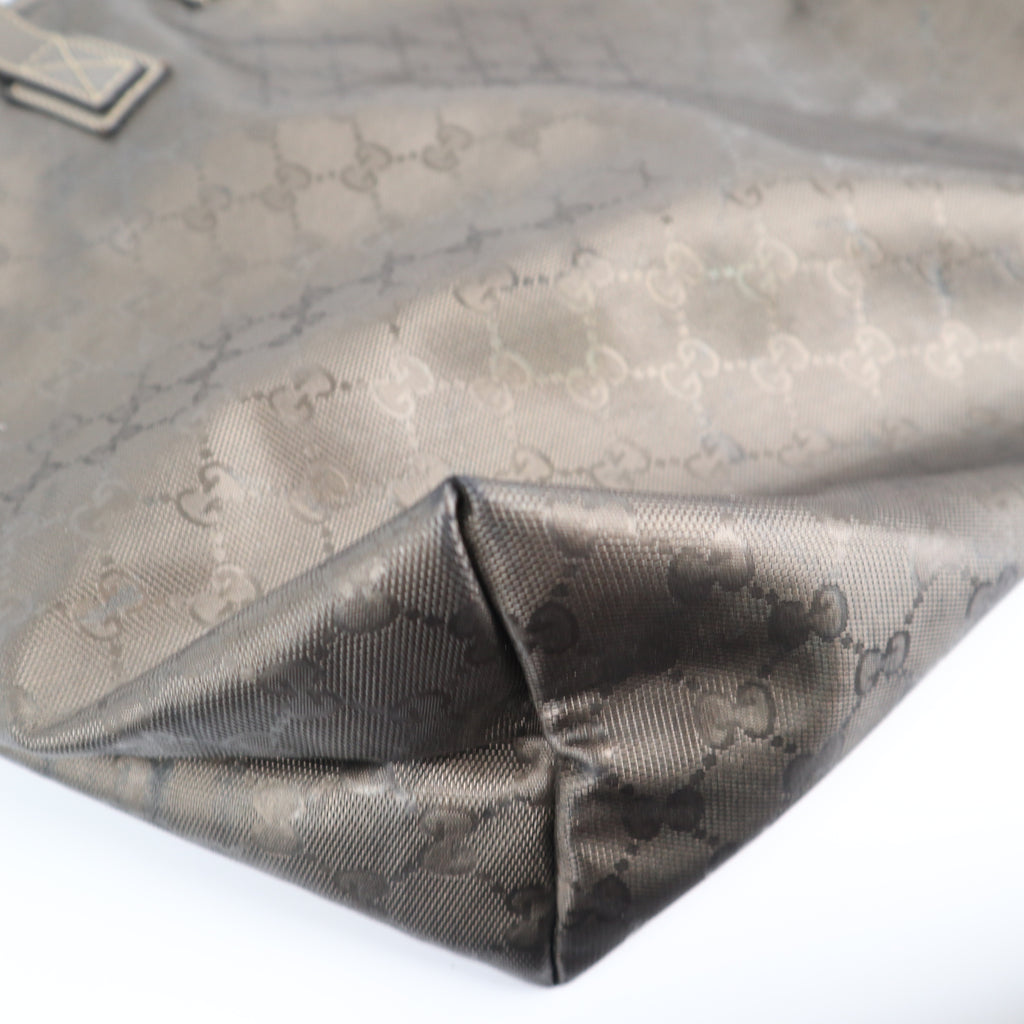 C2574 Gucci Tote Bag GG Imprimé Joy Large Tote | Pre-Owned Excellent Brown Canvas GG
