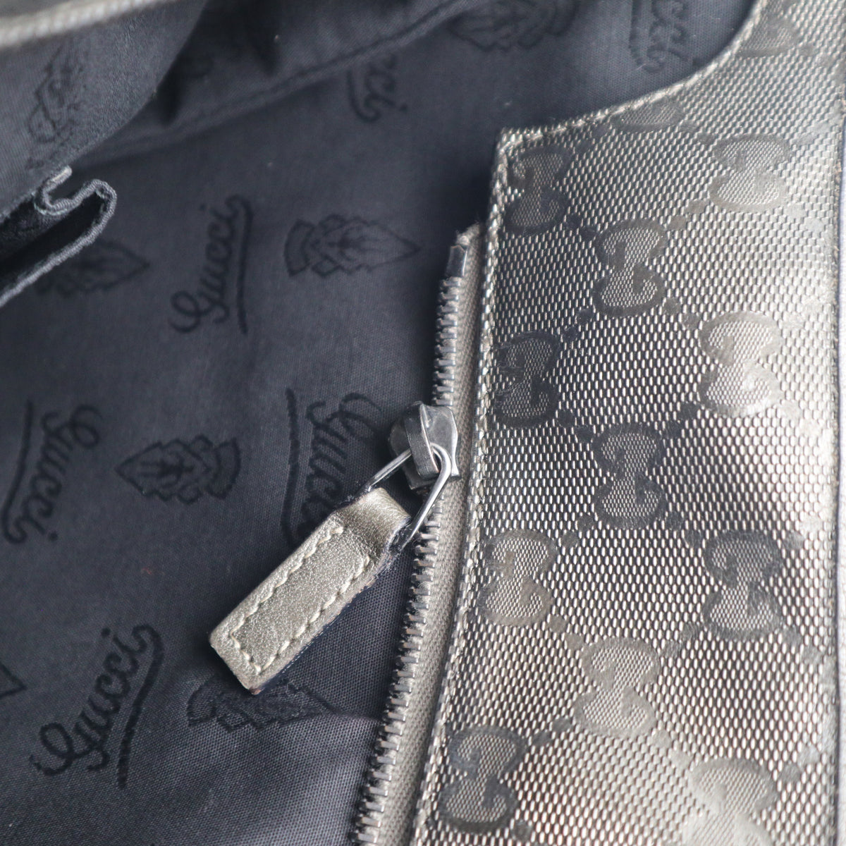C2574 Gucci Tote Bag GG Imprimé Joy Large Tote | Pre-Owned Excellent Brown Canvas GG