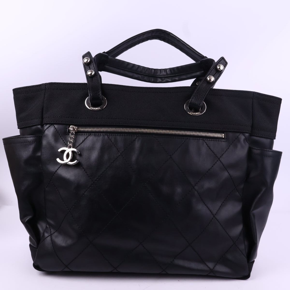 J2897 Chanel Tote Bag Paris-biarritz cloth handbag | Pre-Owned Like New Fabric