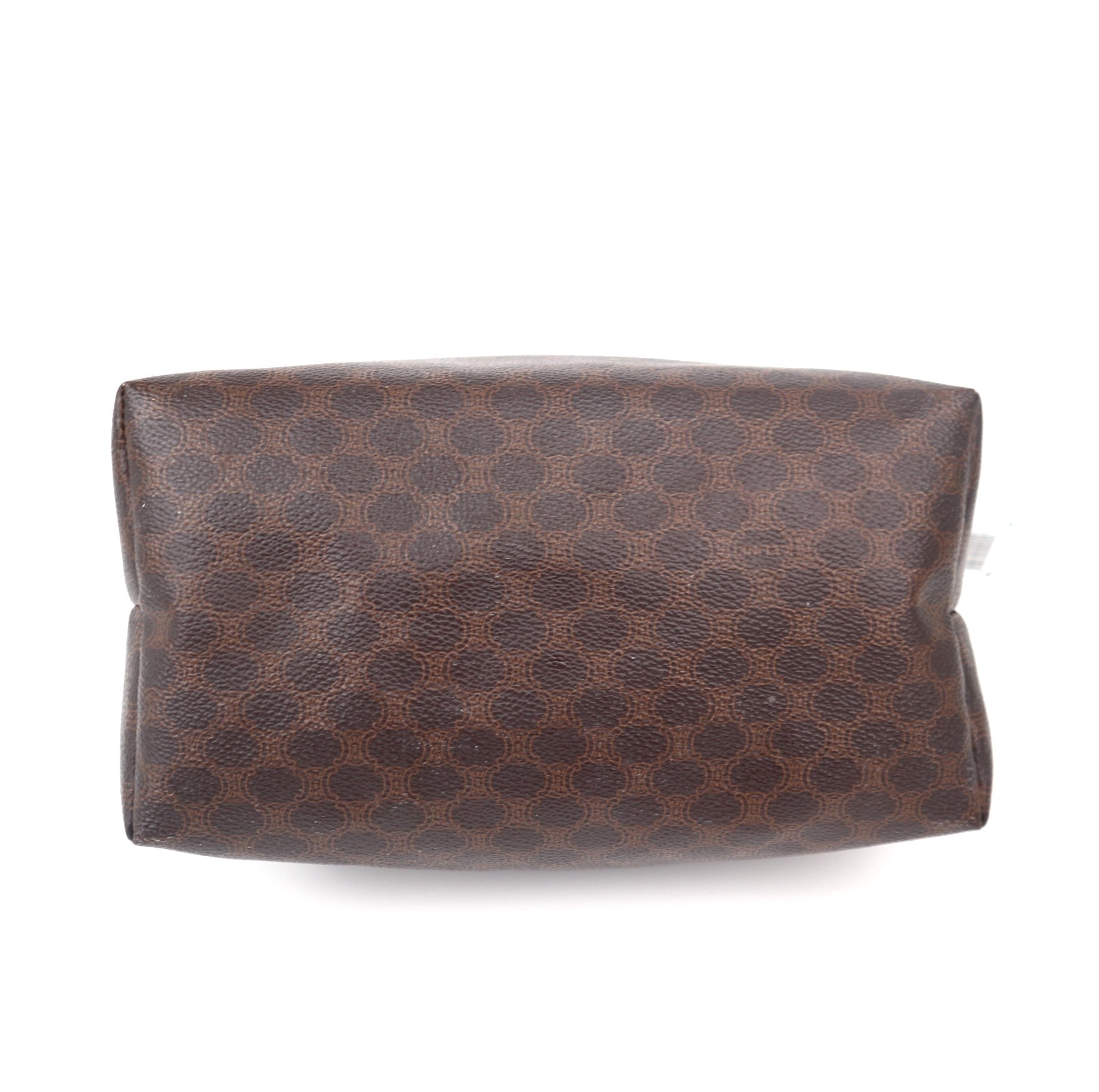 C1123 Céline Macadam Canvas Hand Bag PVC Leather-Pre Owned