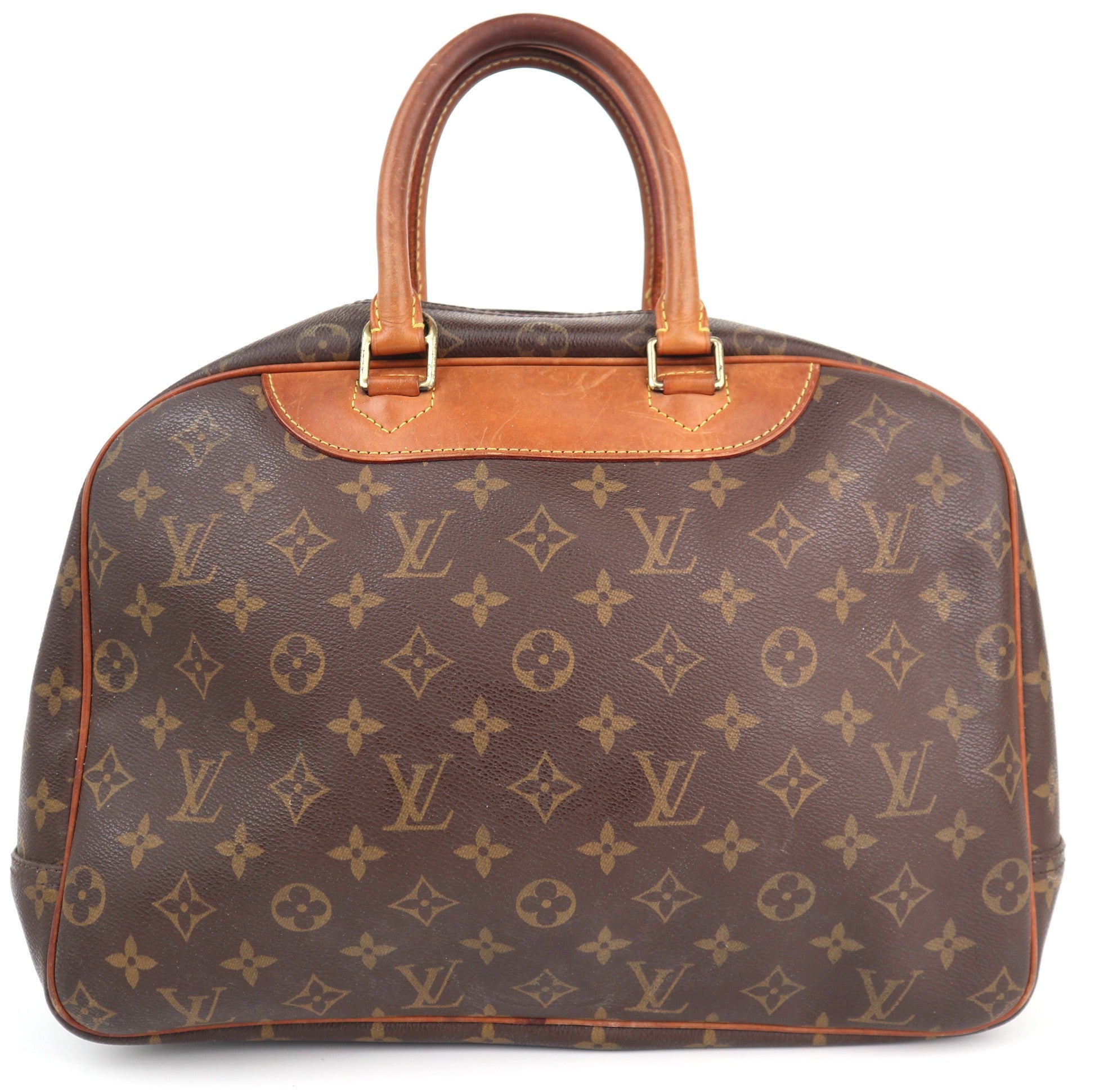 Louis Vuitton Monogram Deauville Shoulder Bag C1714 | Pre-Owned Very Good Brown Monogram Canvas