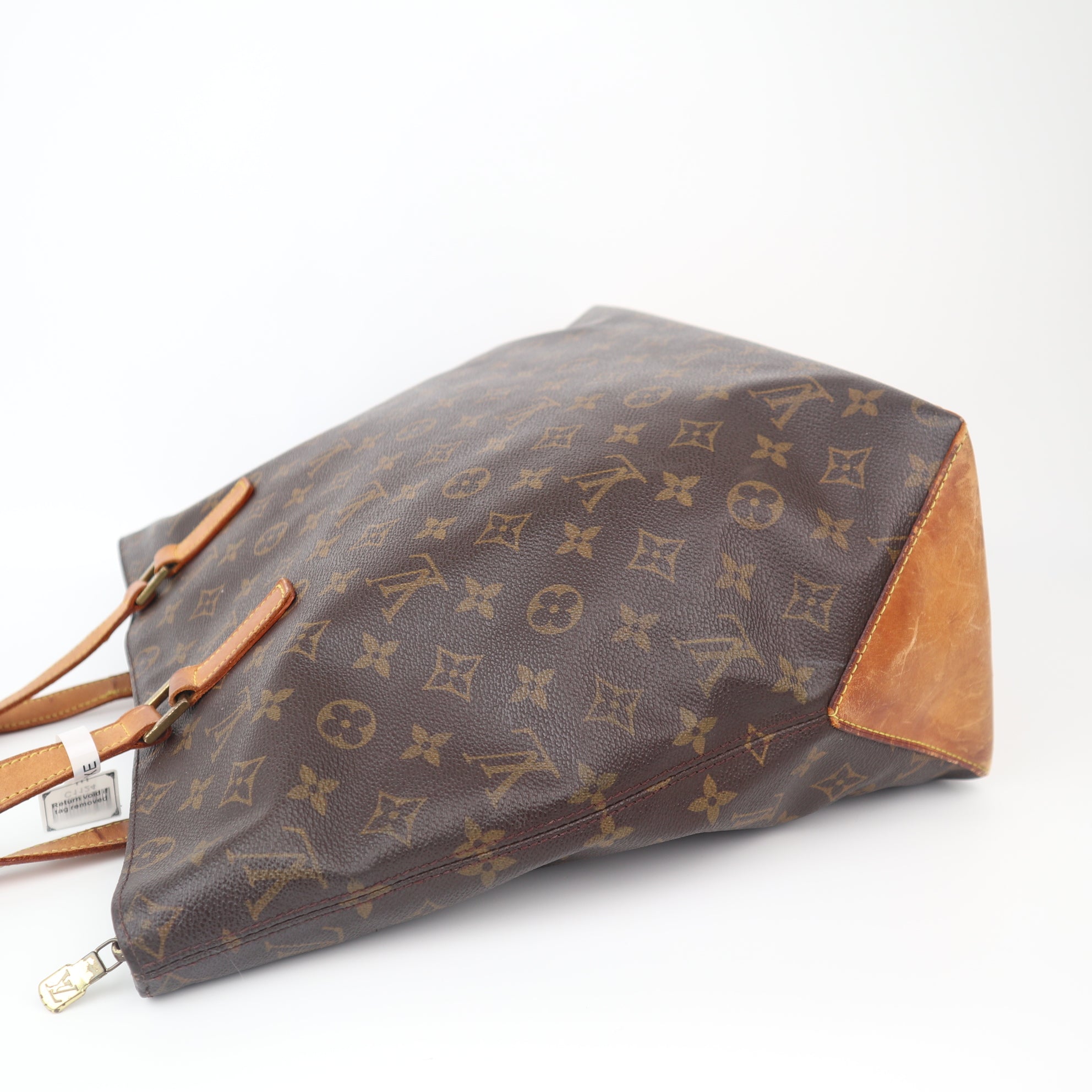 C1124 Louis Vuitton Cabas Mezzo Monogram Tote shoulder Bag-Pre Owned