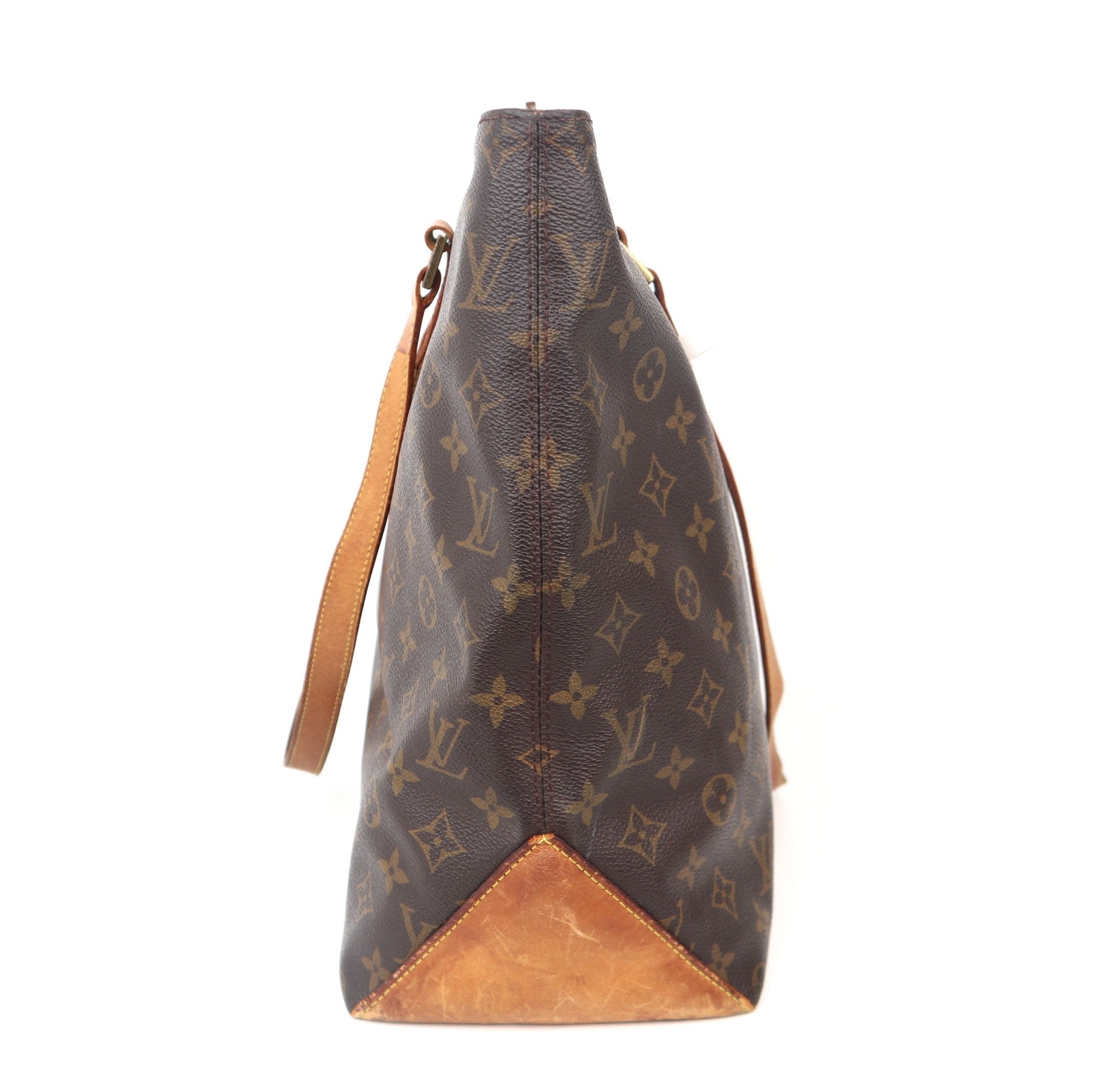 C1124 Louis Vuitton Cabas Mezzo Monogram Tote shoulder Bag-Pre Owned