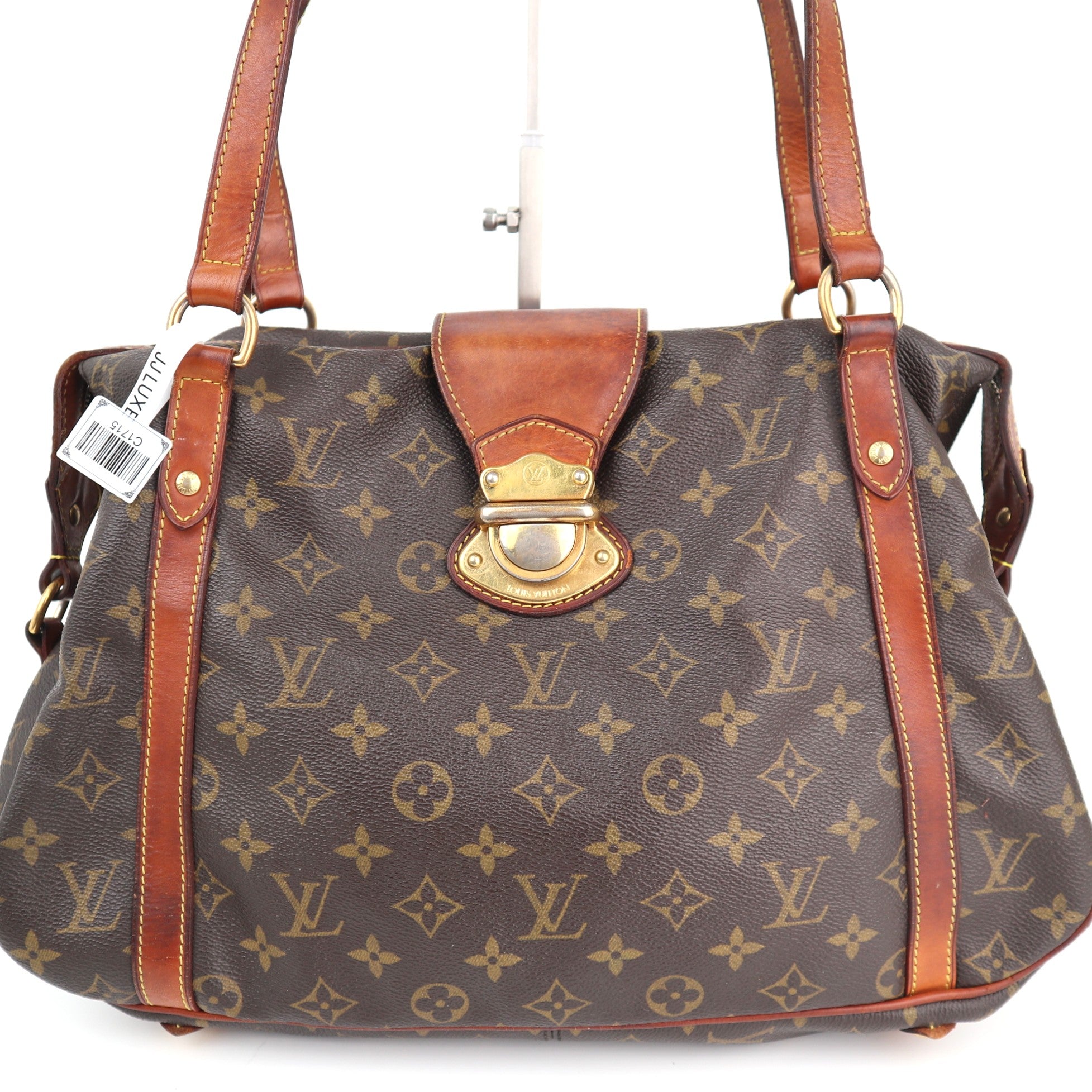 Louis Vuitton Monogram Stresa PM Shoulder Bag C1715 | Pre-Owned Good Brown Monogram Canvas