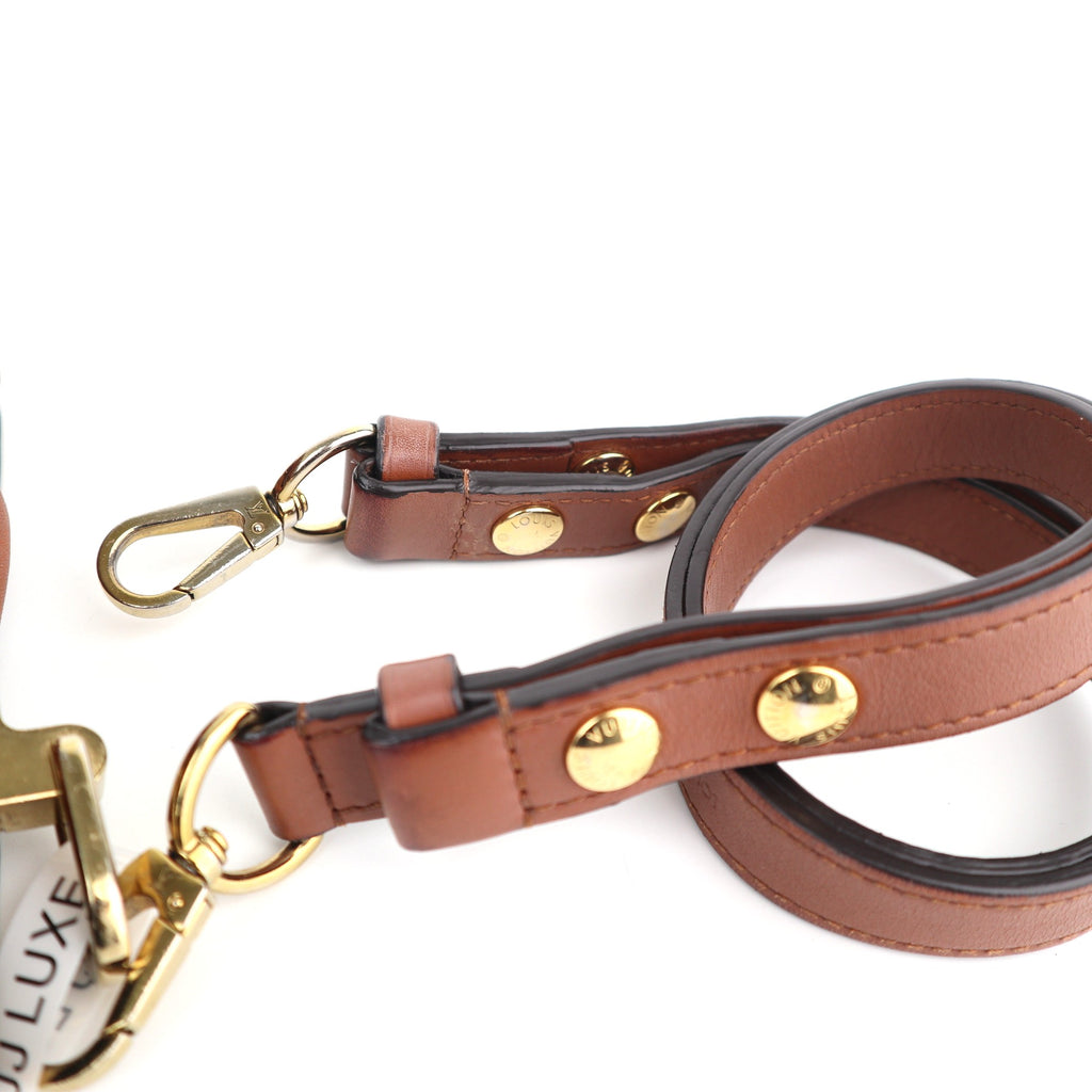C2579 Louis Vuitton Top Handle Bag Dauphine Mini Monogram Reverse | Pre-Owned Very Good Brown Canvas Monogram Reverse