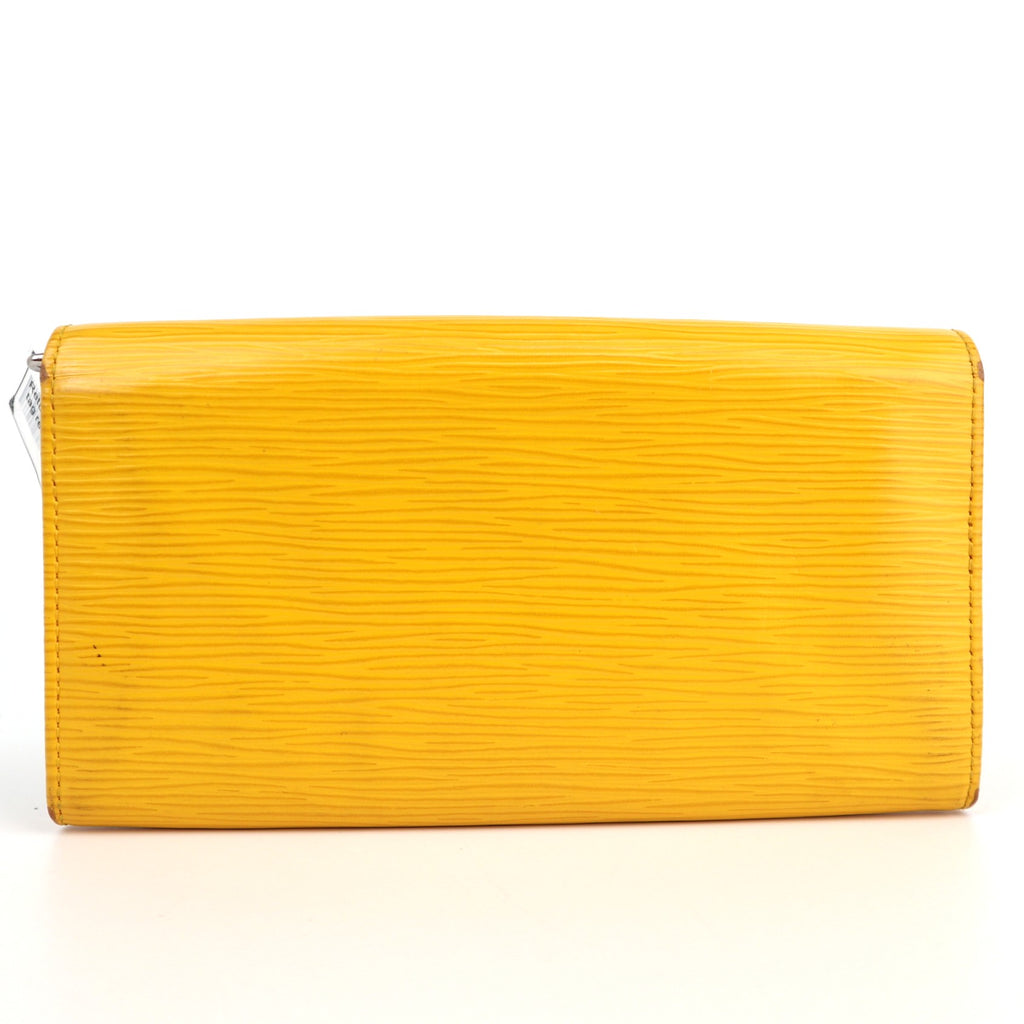 C2581 Louis Vuitton Wallet Yellow Epi Walle | Pre-Owned Very Good Yellow Leather