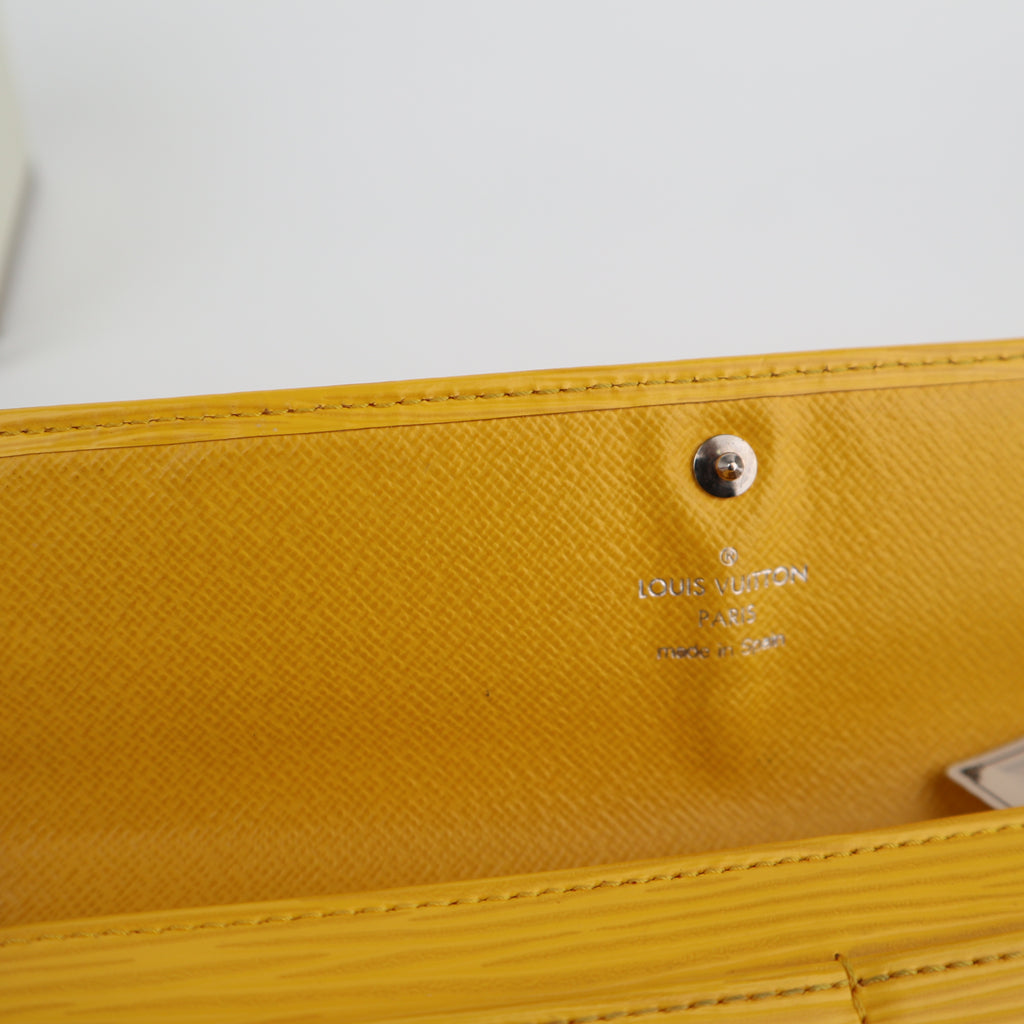 C2581 Louis Vuitton Wallet Yellow Epi Walle | Pre-Owned Very Good Yellow Leather