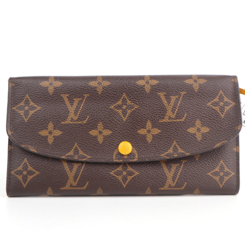 C2583 Louis Vuitton Wallet Monogram Emille Wallet yellow | Pre-Owned Very Good Yellow Canvas Monogram