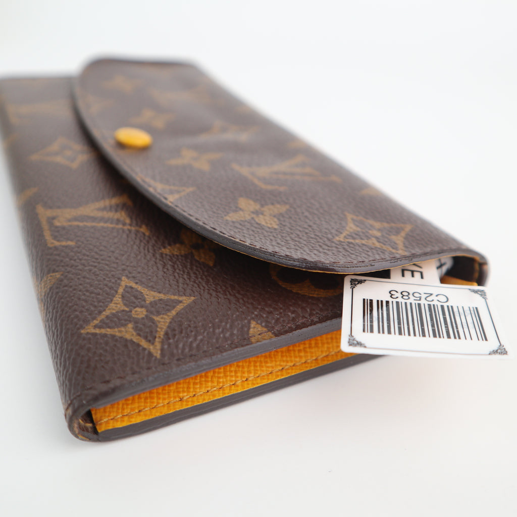 C2583 Louis Vuitton Wallet Monogram Emille Wallet yellow | Pre-Owned Very Good Yellow Canvas Monogram