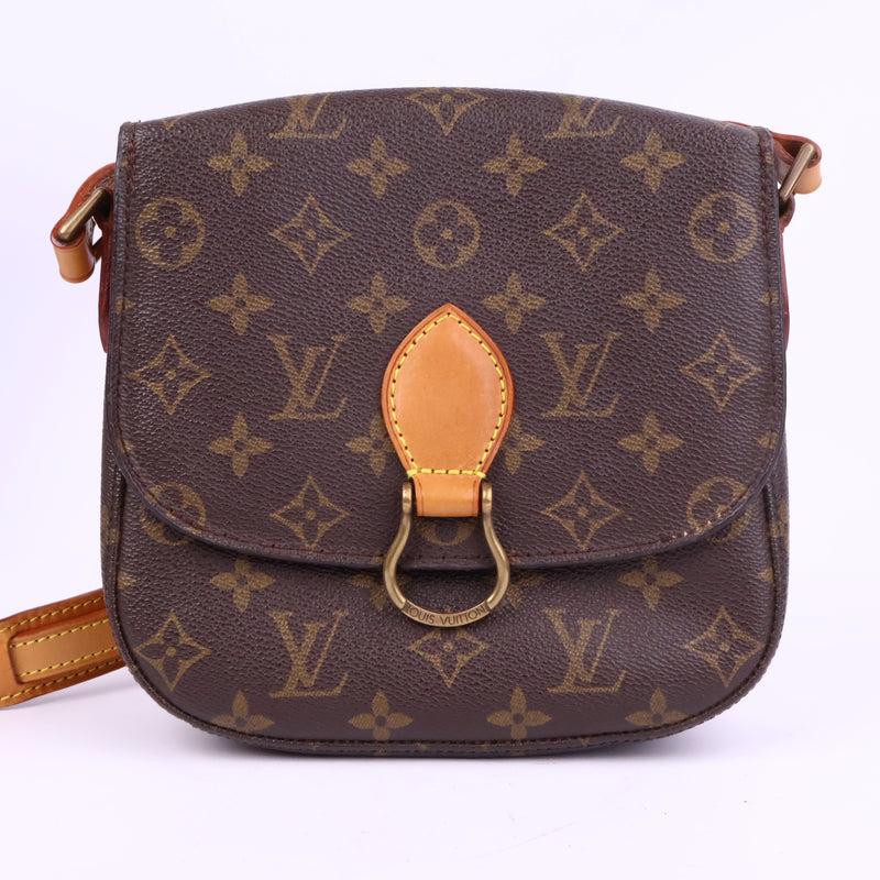 J2696 Louis Vuitton Shoulder Bag Monogram Saint-Cloud | Pre-Owned Excellent Brown Monogram Coated canvas