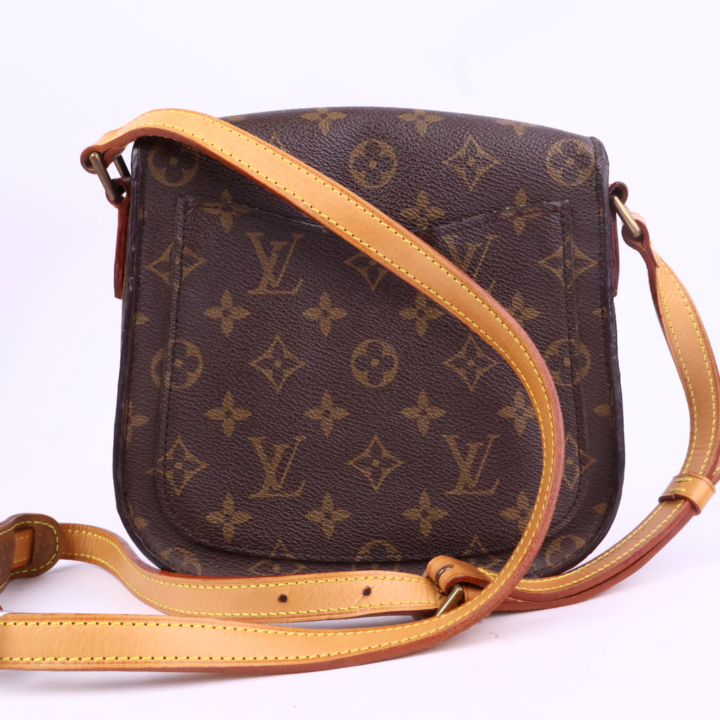 J2696 Louis Vuitton Shoulder Bag Monogram Saint-Cloud | Pre-Owned Excellent Brown Monogram Coated canvas