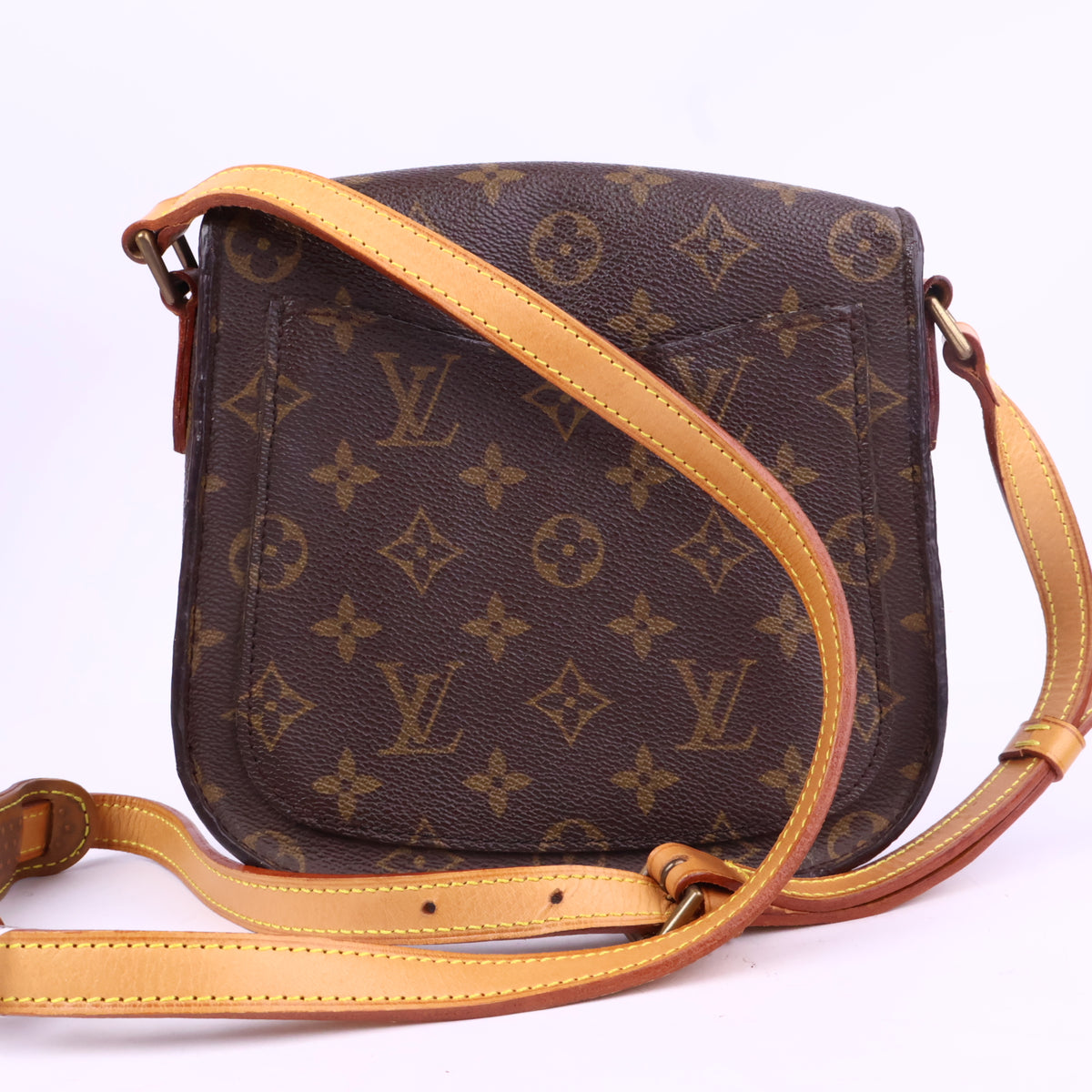 J2696 Louis Vuitton Shoulder Bag Monogram Saint-Cloud | Pre-Owned Excellent Brown Monogram Coated canvas