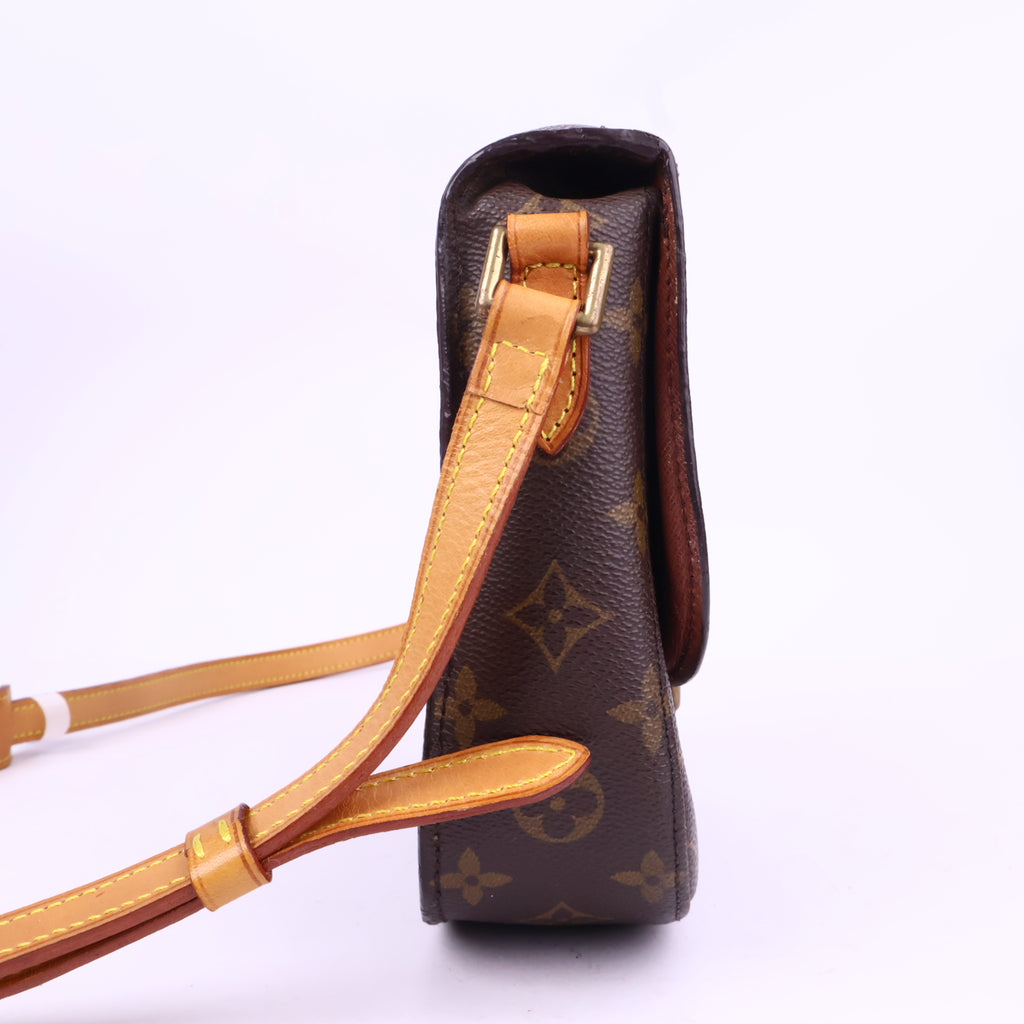 J2696 Louis Vuitton Shoulder Bag Monogram Saint-Cloud | Pre-Owned Excellent Brown Monogram Coated canvas