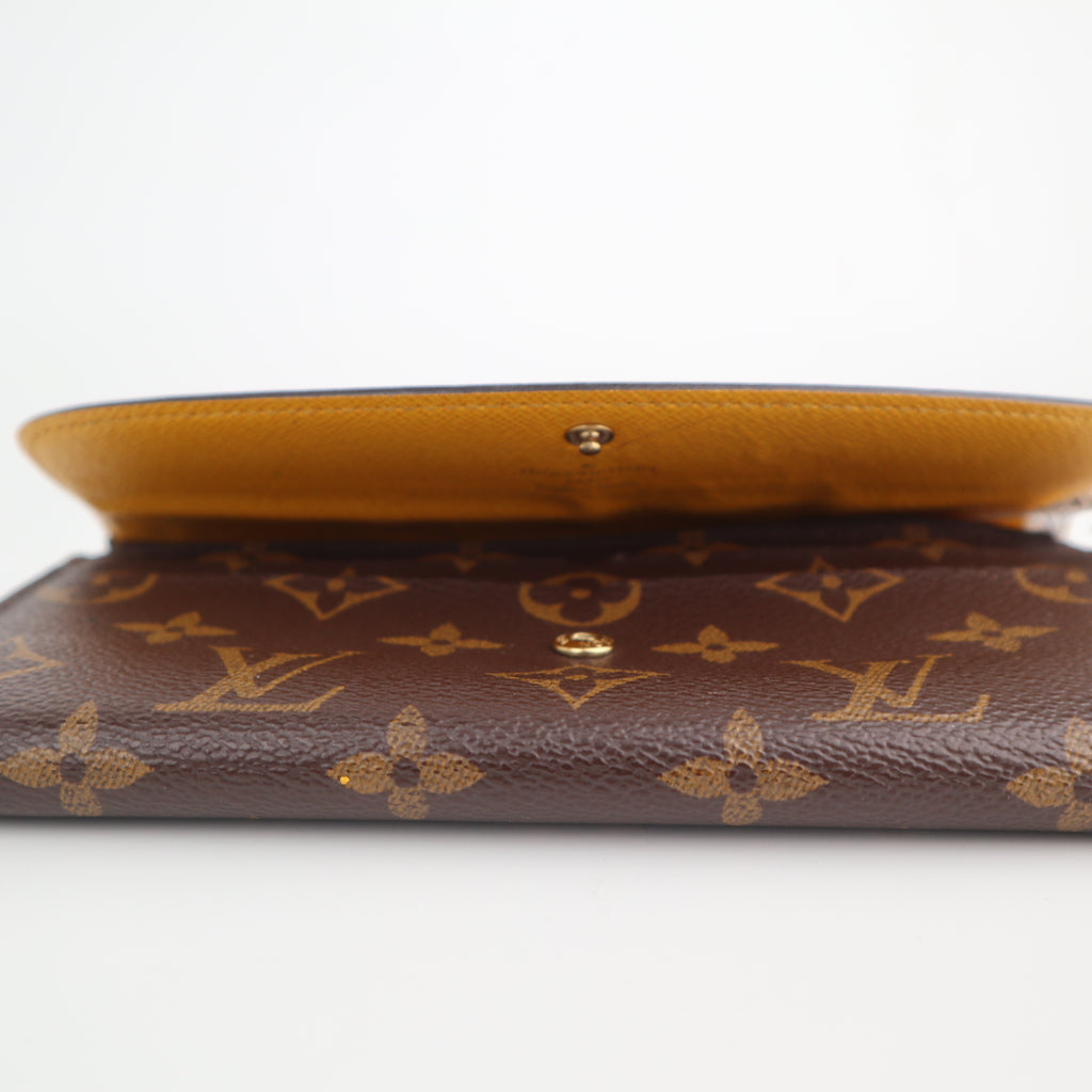 C2583 Louis Vuitton Wallet Monogram Emille Wallet yellow | Pre-Owned Very Good Yellow Canvas Monogram