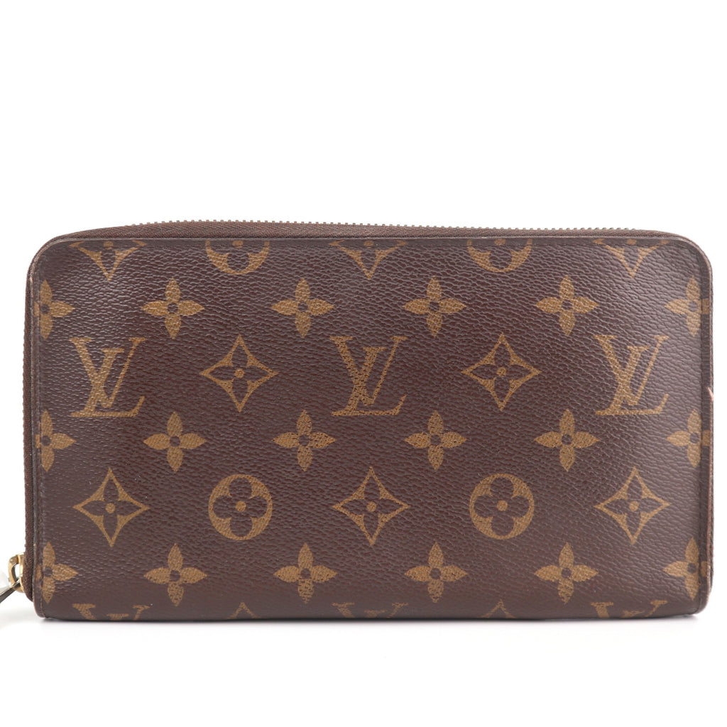 C2584 Louis Vuitton Wallet Monogram Zippy Organizer | Pre-Owned Very Good Brown Canvas Monogram