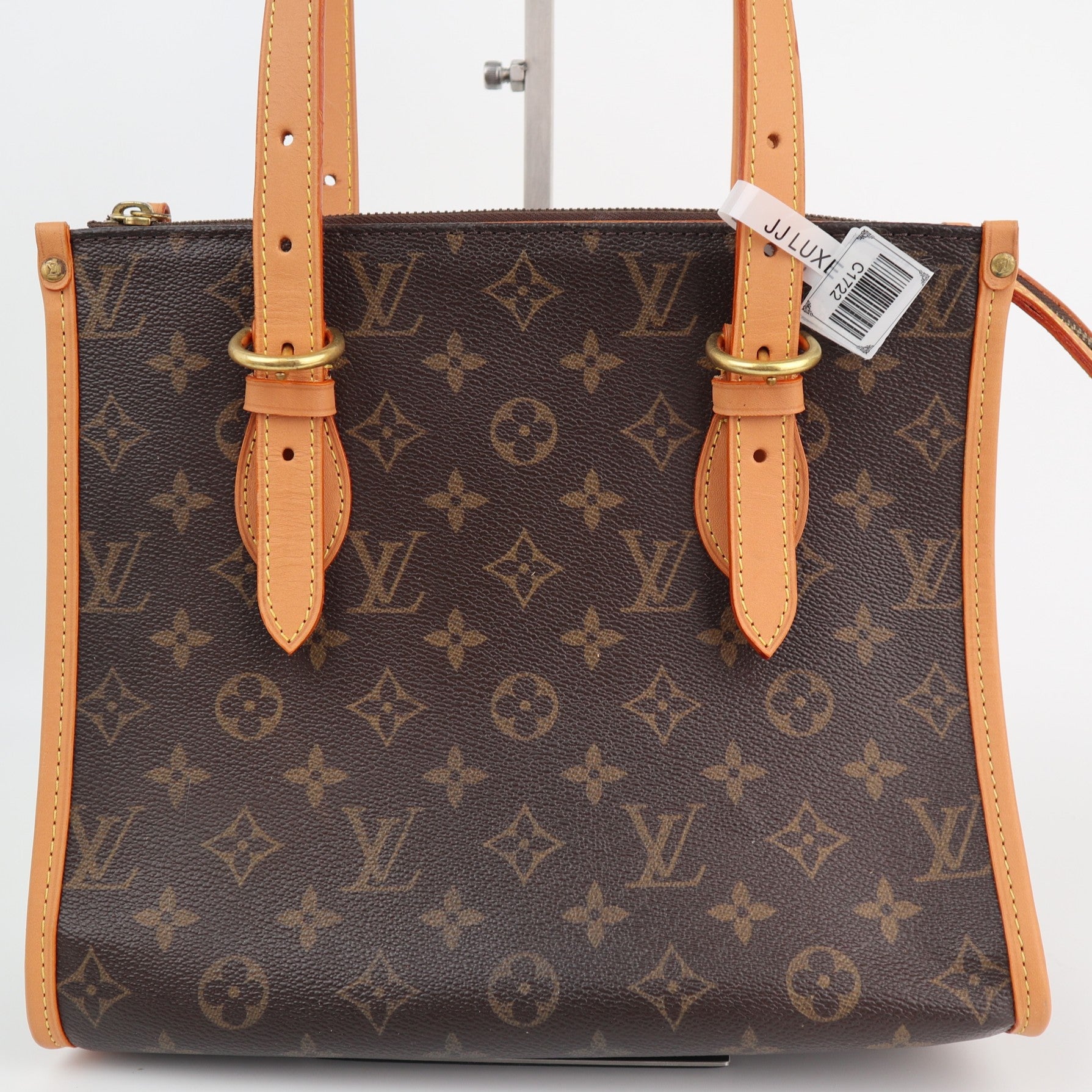 Louis Vuitton Monogram Popincourt Haut Shoulder Bag C1722R | Pre-Owned Excellent Brown Monogram Canvas