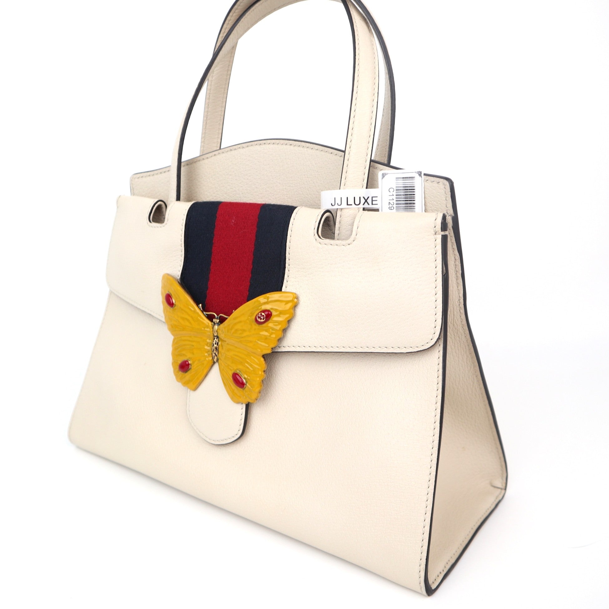 C1129 Gucci Medium Butterfly Totem Tote Bag- Pre Owned