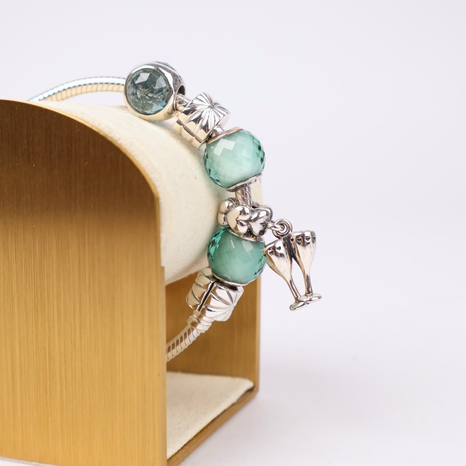 J1291 Pandora Moments Snake Chain Bracelet- Pre Owned