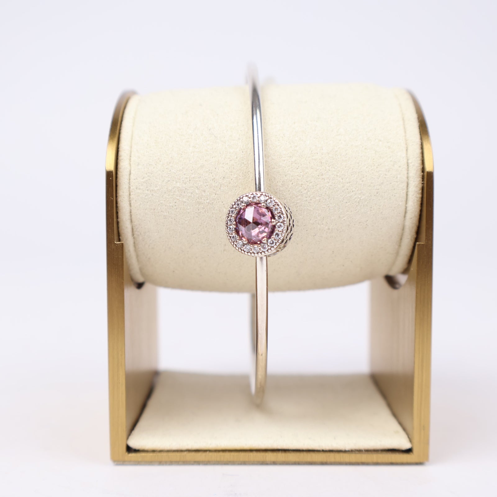 J1301 Pandora Moments Bangle in Sterling Silver- Pre Owned