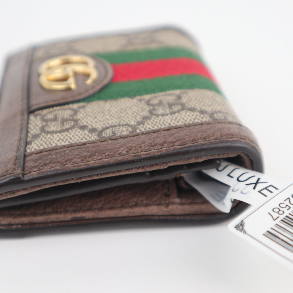 C2587 Gucci Wallet Ophidia GG Supreme small Wallet | Pre-Owned Very Good Coated canvas GG Supreme