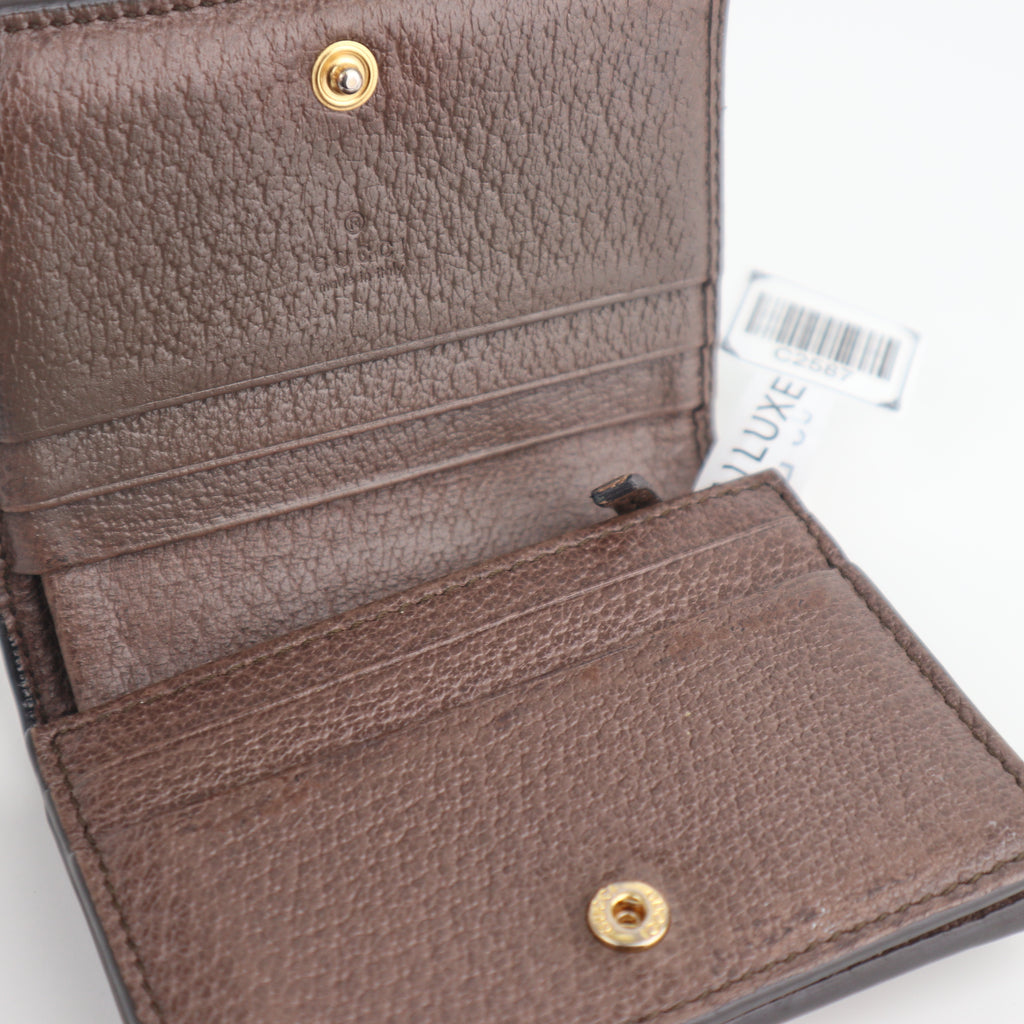 C2587 Gucci Wallet Ophidia GG Supreme small Wallet | Pre-Owned Very Good Coated canvas GG Supreme