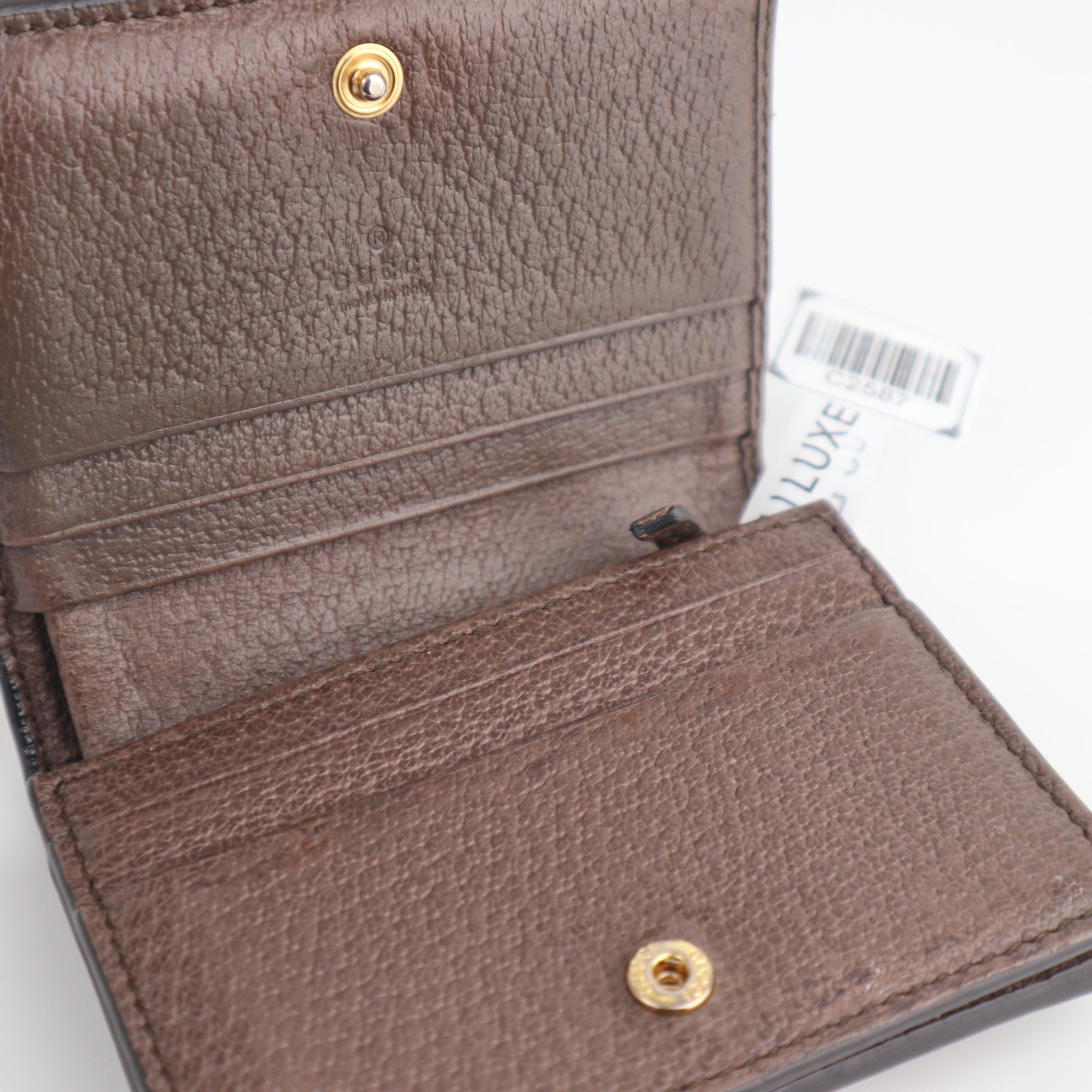 C2587 Gucci Wallet Ophidia GG Supreme small Wallet | Pre-Owned Very Good Coated canvas GG Supreme