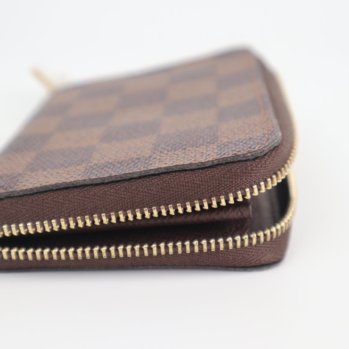 C2588 Louis Vuitton Coin Purse Damier Ebene Zippy Coin Purse | Pre-Owned Excellent Brown Coated canvas Damier Ebene