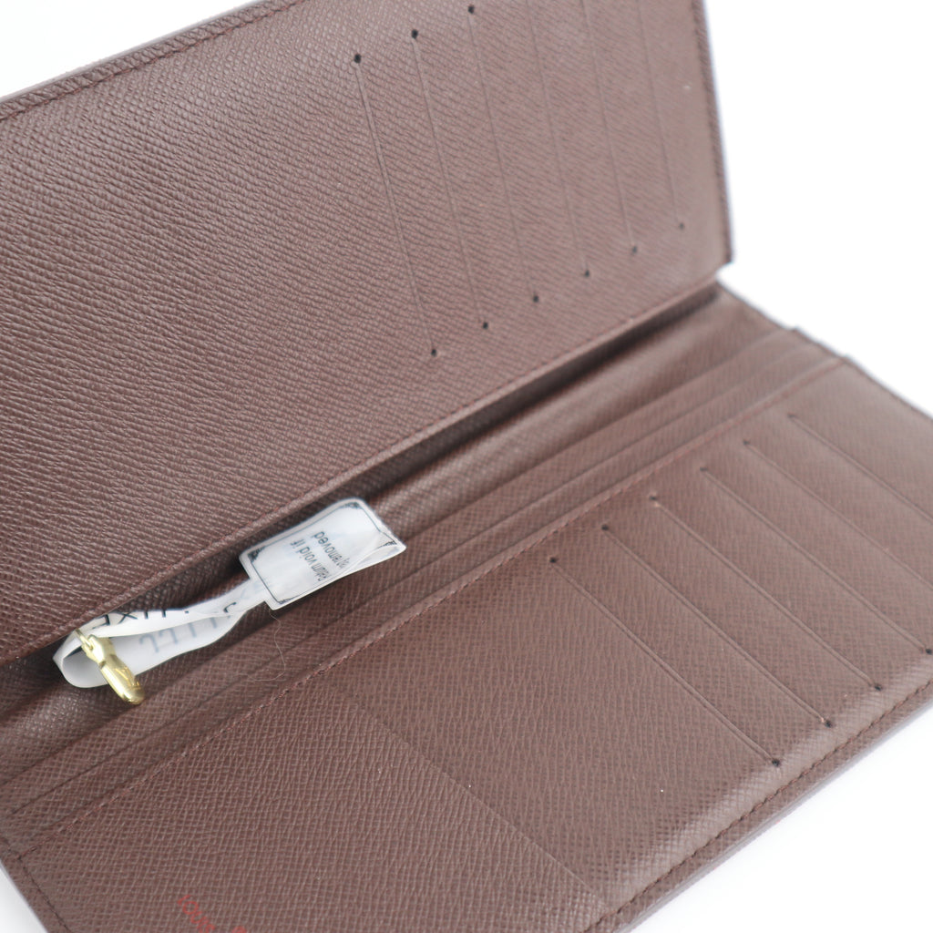 C2589 Louis Vuitton Wallet Monogram Brazza Wallet | Pre-Owned Very Good Brown Coated canvas Monogram