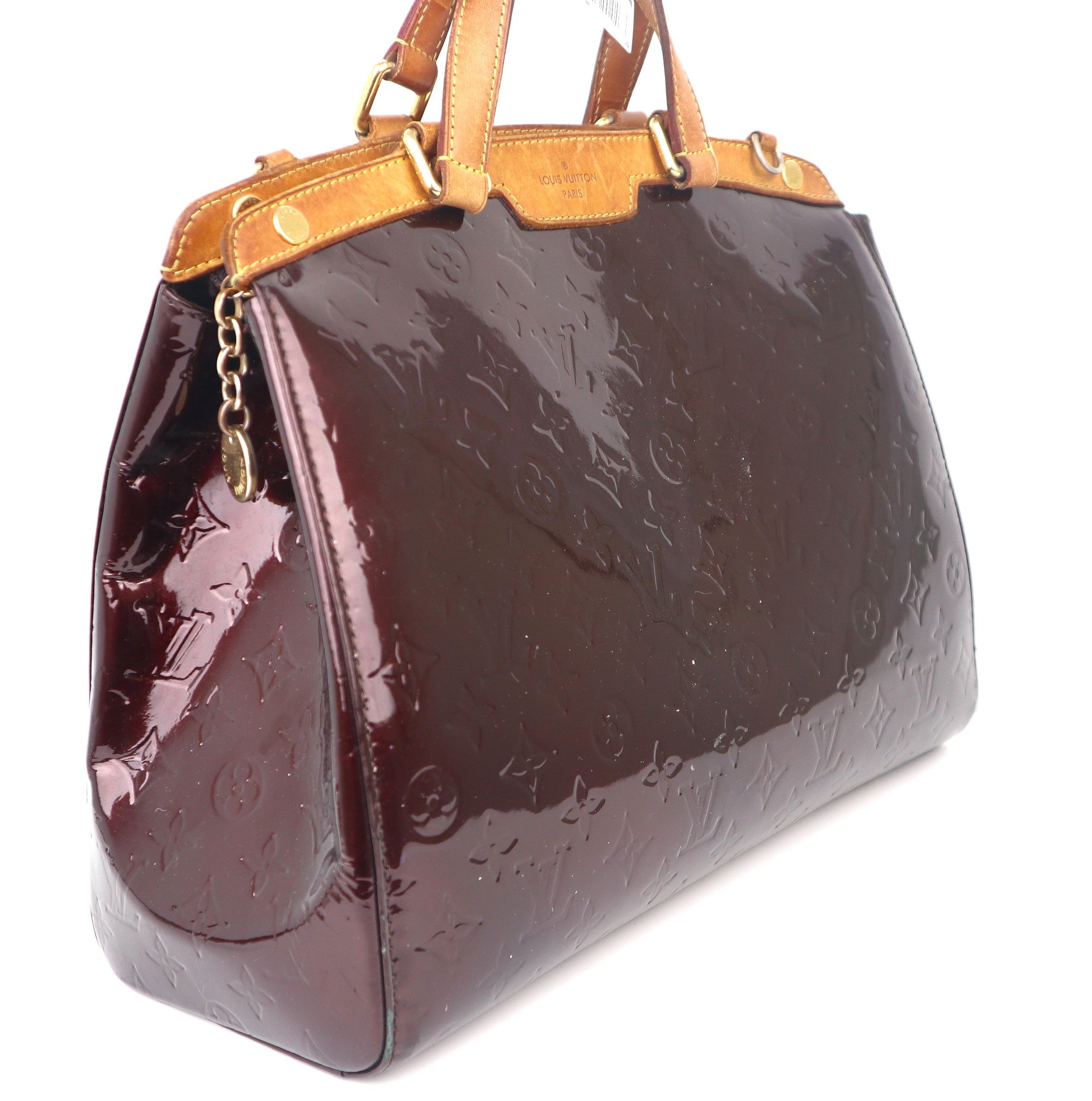 C1131 Louis Vuitton Monogram Vernis Brea GM Bag-Pre Owned