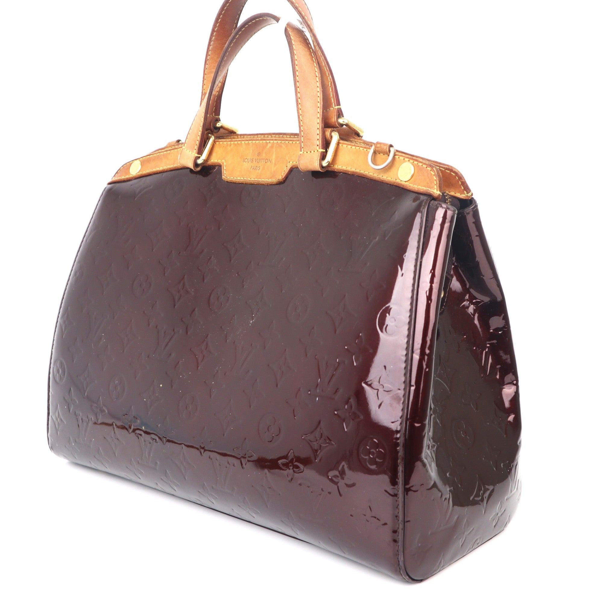 C1131 Louis Vuitton Monogram Vernis Brea GM Bag-Pre Owned