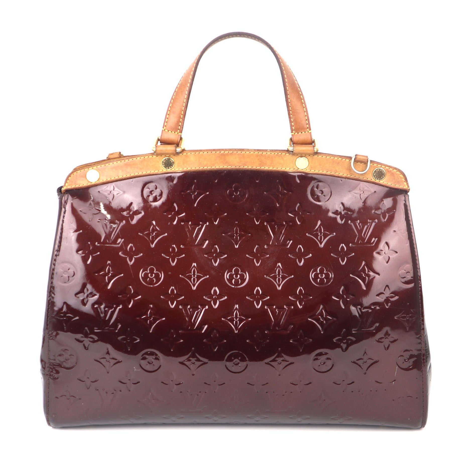 C1131 Louis Vuitton Monogram Vernis Brea GM Bag-Pre Owned