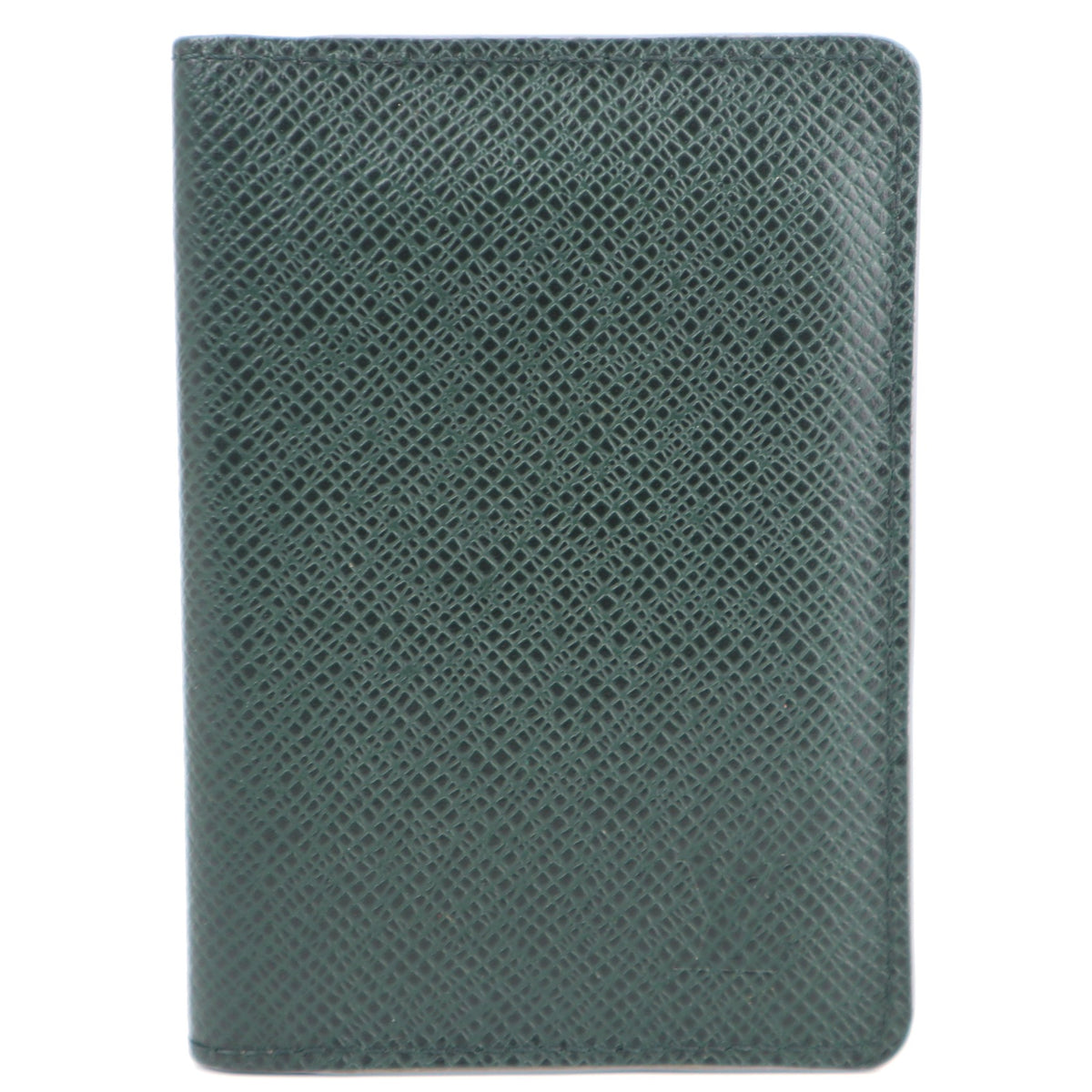 C2590# Louis Vuitton Wallet Taiga card holder | Pre-Owned Very Good Leather Plain