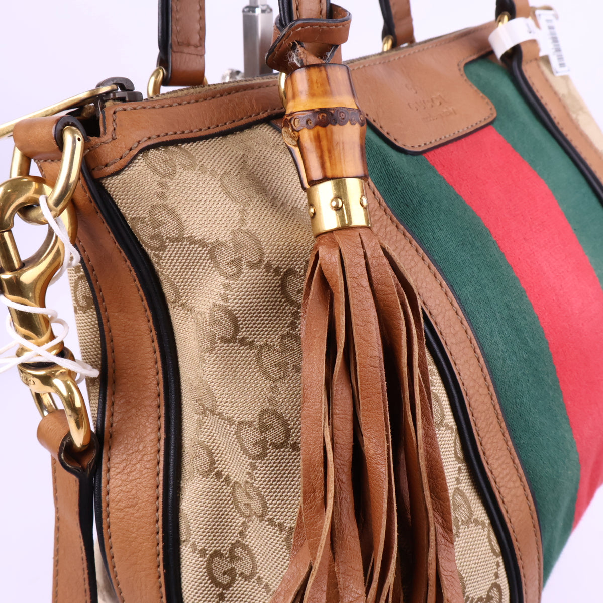 J2715 Gucci Shoulder Bag Raina Tote bag | Pre-Owned Like New Canvas / leather