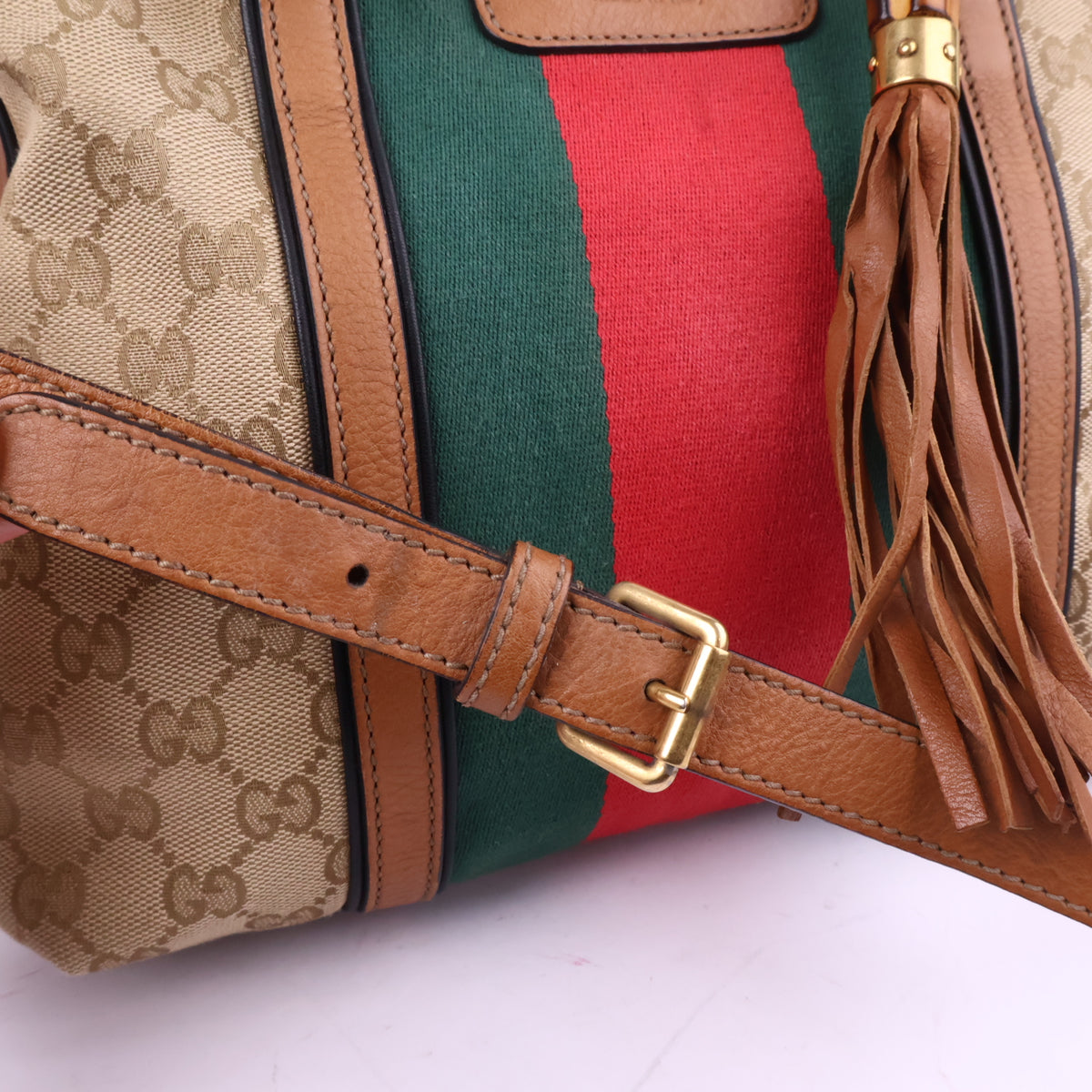 J2715 Gucci Shoulder Bag Raina Tote bag | Pre-Owned Like New Canvas / leather