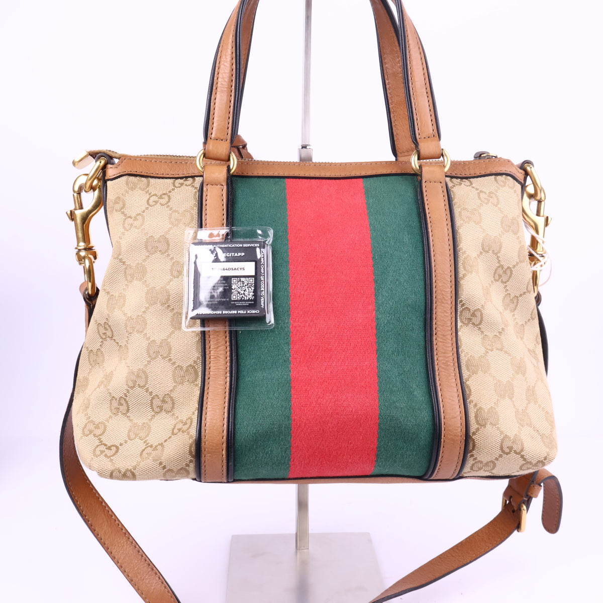 J2715 Gucci Shoulder Bag Raina Tote bag | Pre-Owned Like New Canvas / leather