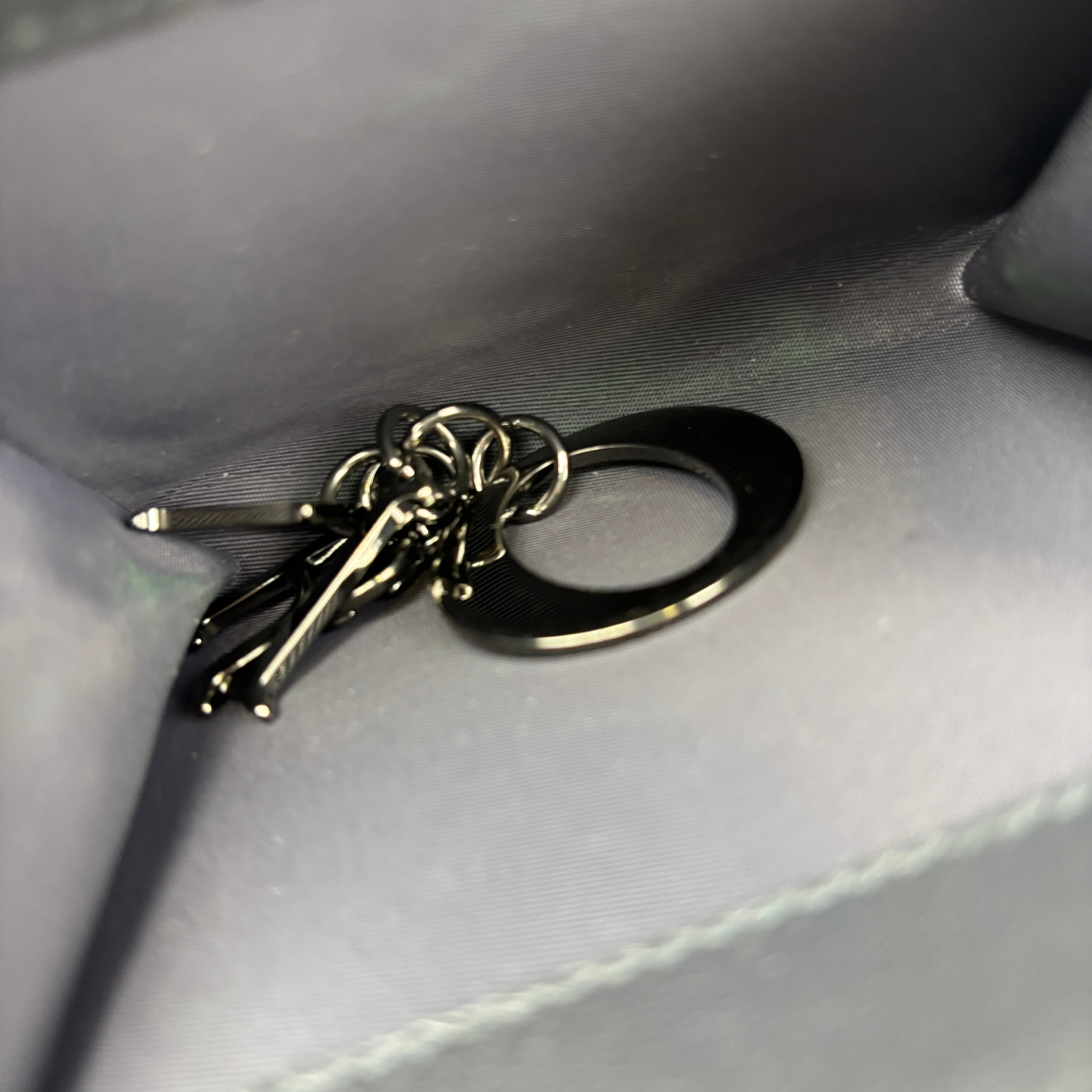 J3669-Dior Metallic Midnight Blue Cannage Quilted Leather Compact French Wallet- Pre Owned