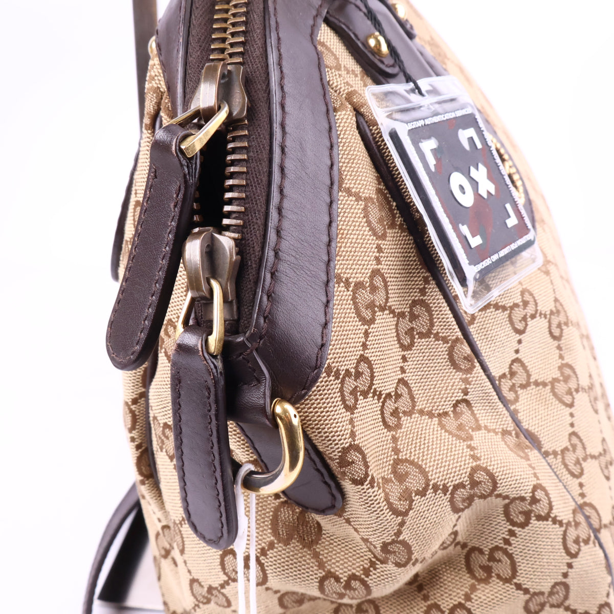 J2731# Gucci Shoulder Bag GUCCI GG Canvas Scarlett Tote Bag | Pre-Owned Excellent Beige / Brown GG Monogram Canvas