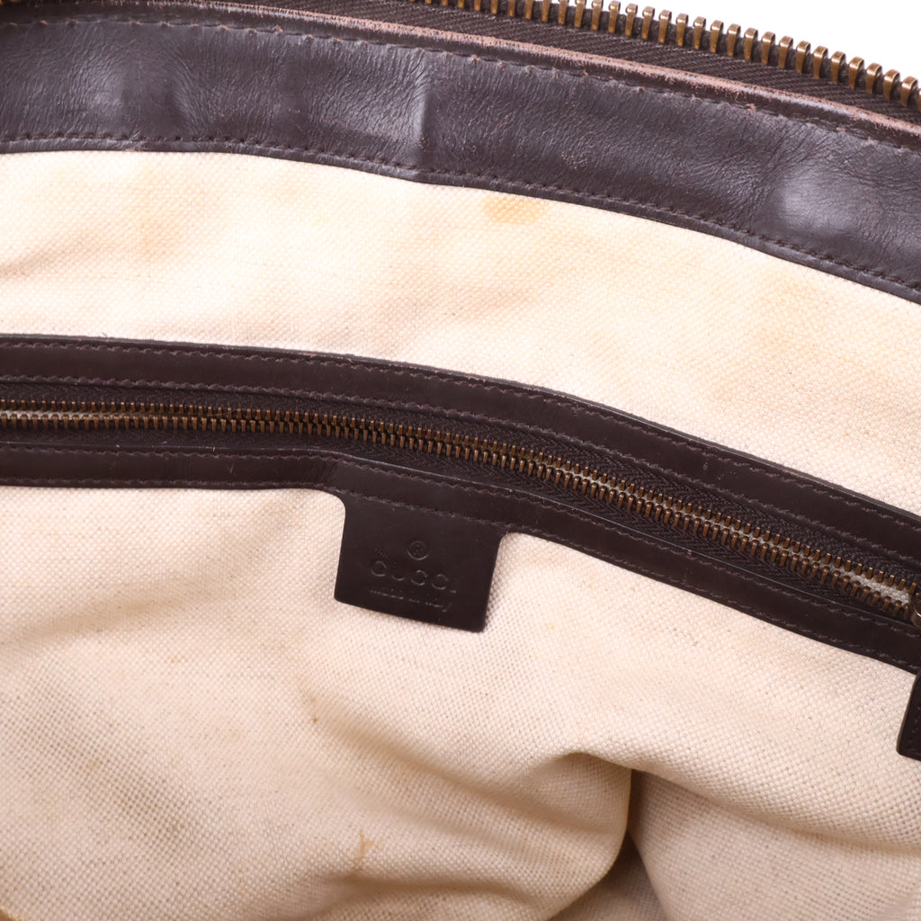 J2731# Gucci Shoulder Bag GUCCI GG Canvas Scarlett Tote Bag | Pre-Owned Excellent Beige / Brown GG Monogram Canvas