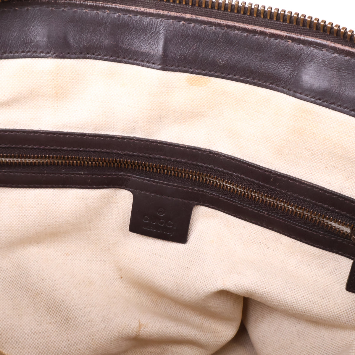 J2731# Gucci Shoulder Bag GUCCI GG Canvas Scarlett Tote Bag | Pre-Owned Excellent Beige / Brown GG Monogram Canvas