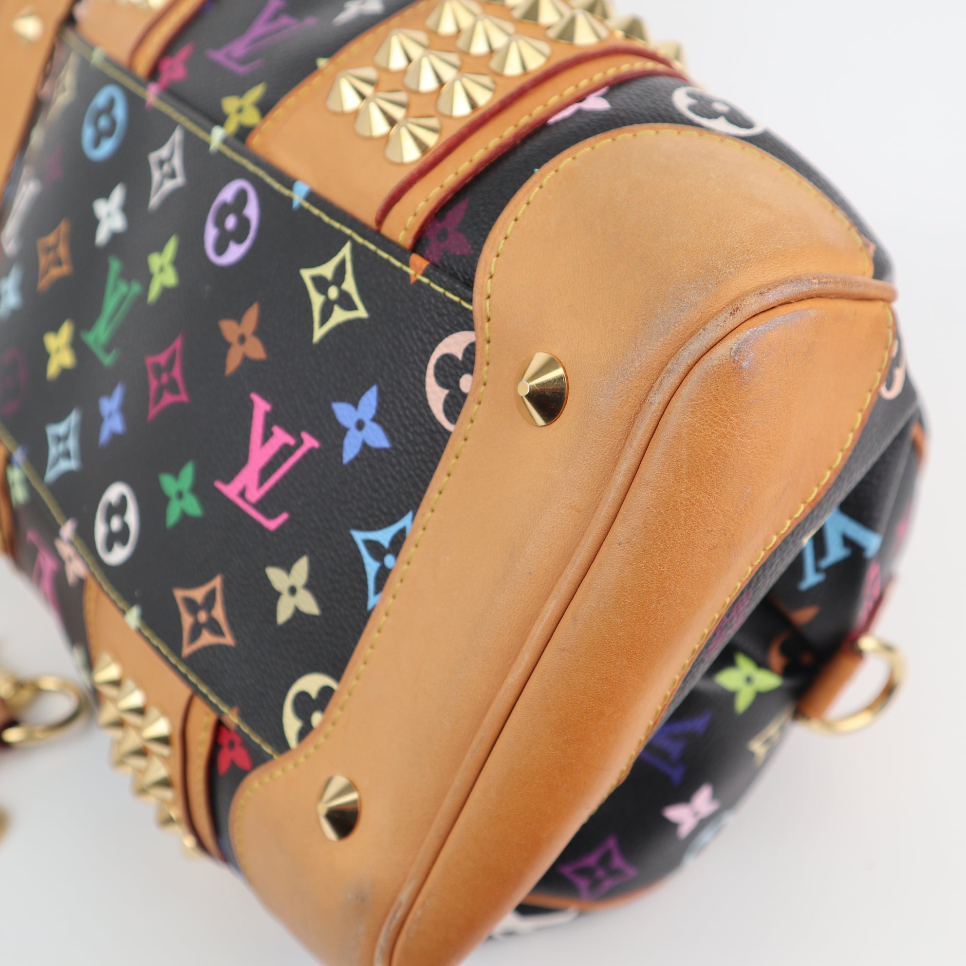 C2596 Louis Vuitton Top Handle Bag Louis Vuitton x Takashi Murakami Monogram Multicolore Courtney M | Pre-Owned Very Good Multicolour Coated canvas Monogram Multicolore