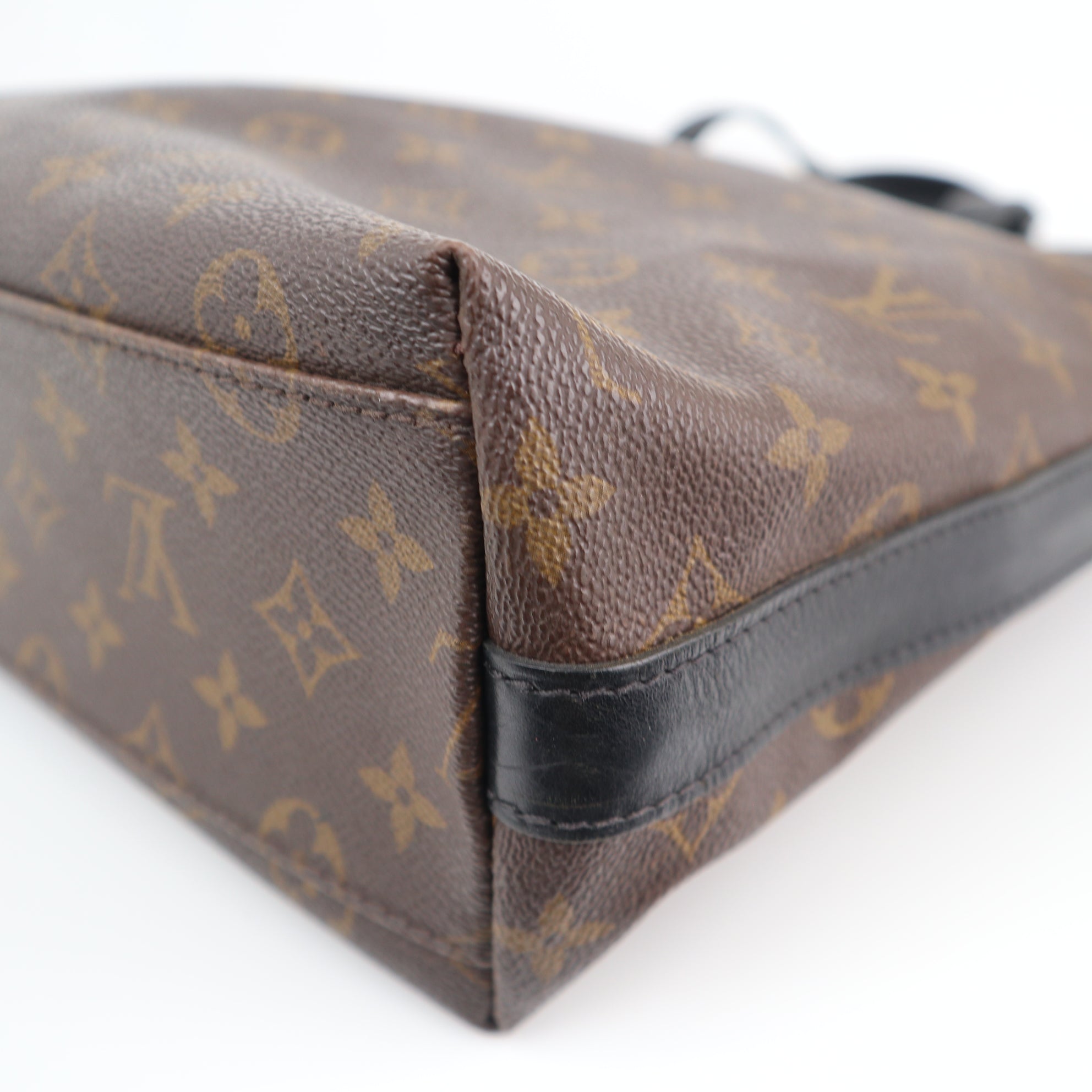 Louis Vuitton Monogram Macassar Canvas Kitan Shoulder Bag C1735 | Pre-Owned Very Good Black Monogram, Macassar Canvas