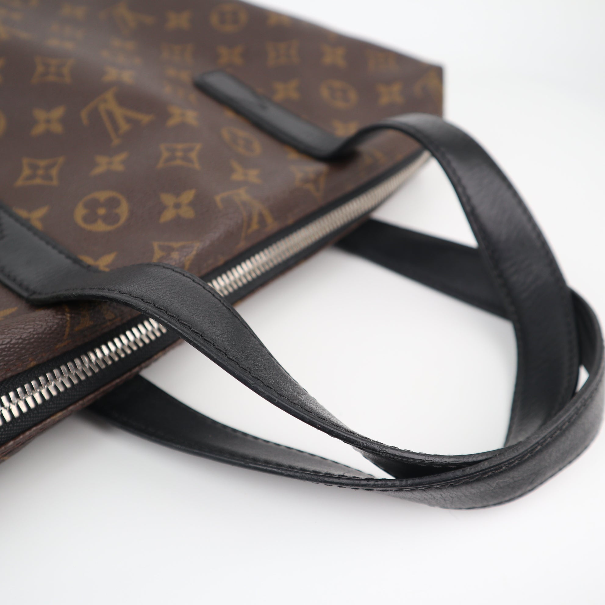 Louis Vuitton Monogram Macassar Canvas Kitan Shoulder Bag C1735 | Pre-Owned Very Good Black Monogram, Macassar Canvas