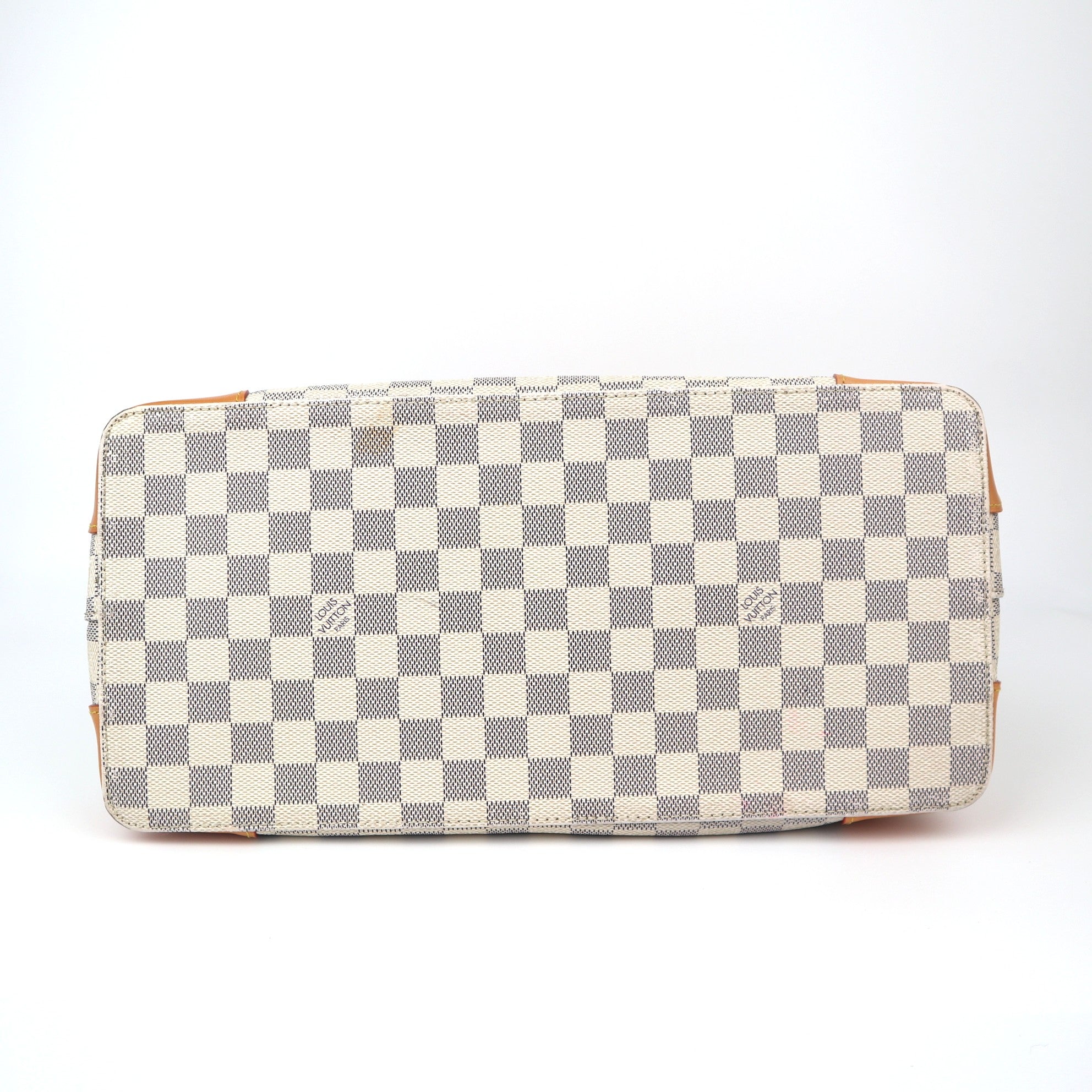 C1136 Louis Vuitton Damier Azur Canvas Hampstead MM Bag-Pre Owned