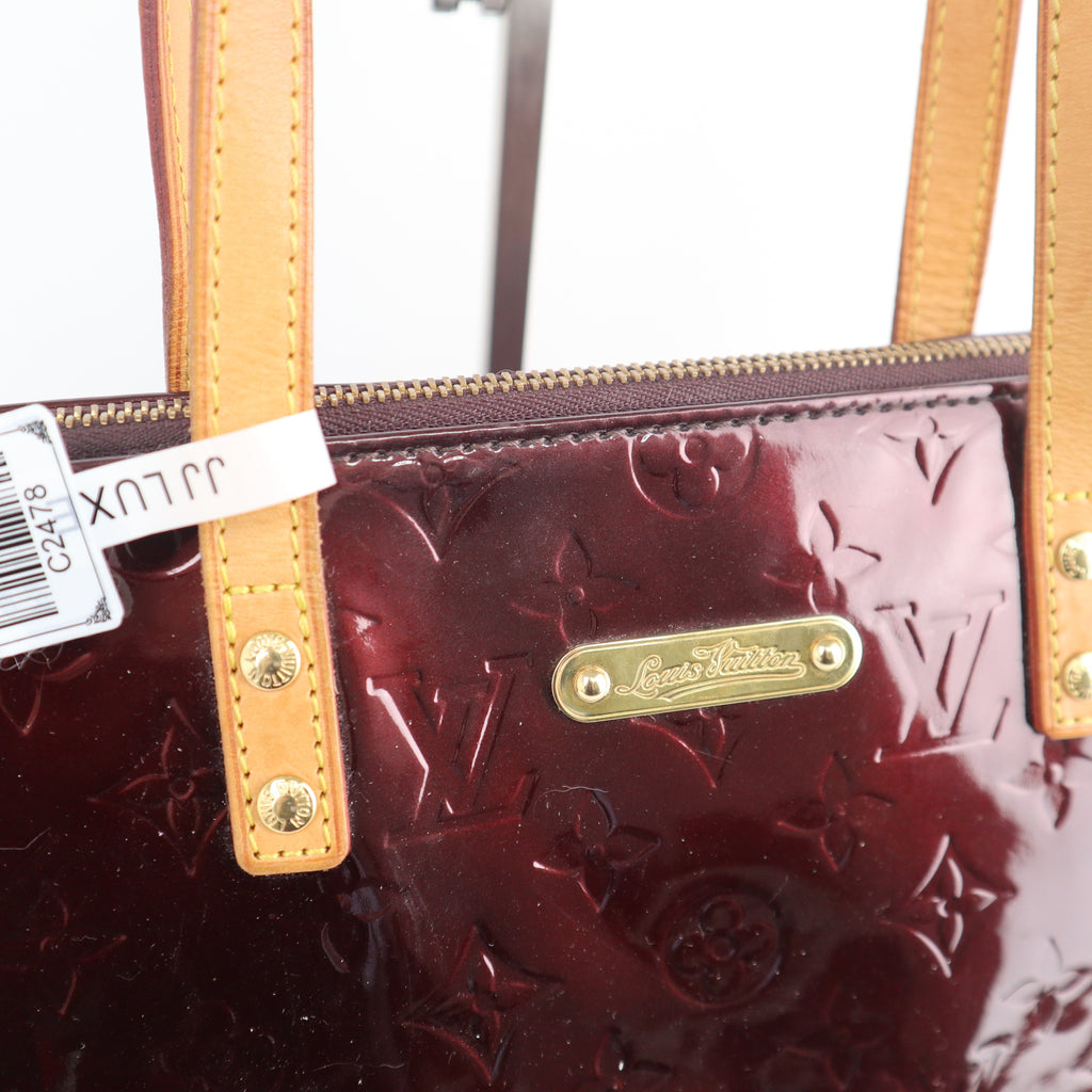 C2478 Louis Vuitton Shoulder Bag Monogram Vernis Bellevue GM Amarante | Pre-Owned Very Good Amarante Monogram Vernis patent leather Monogram Vernis