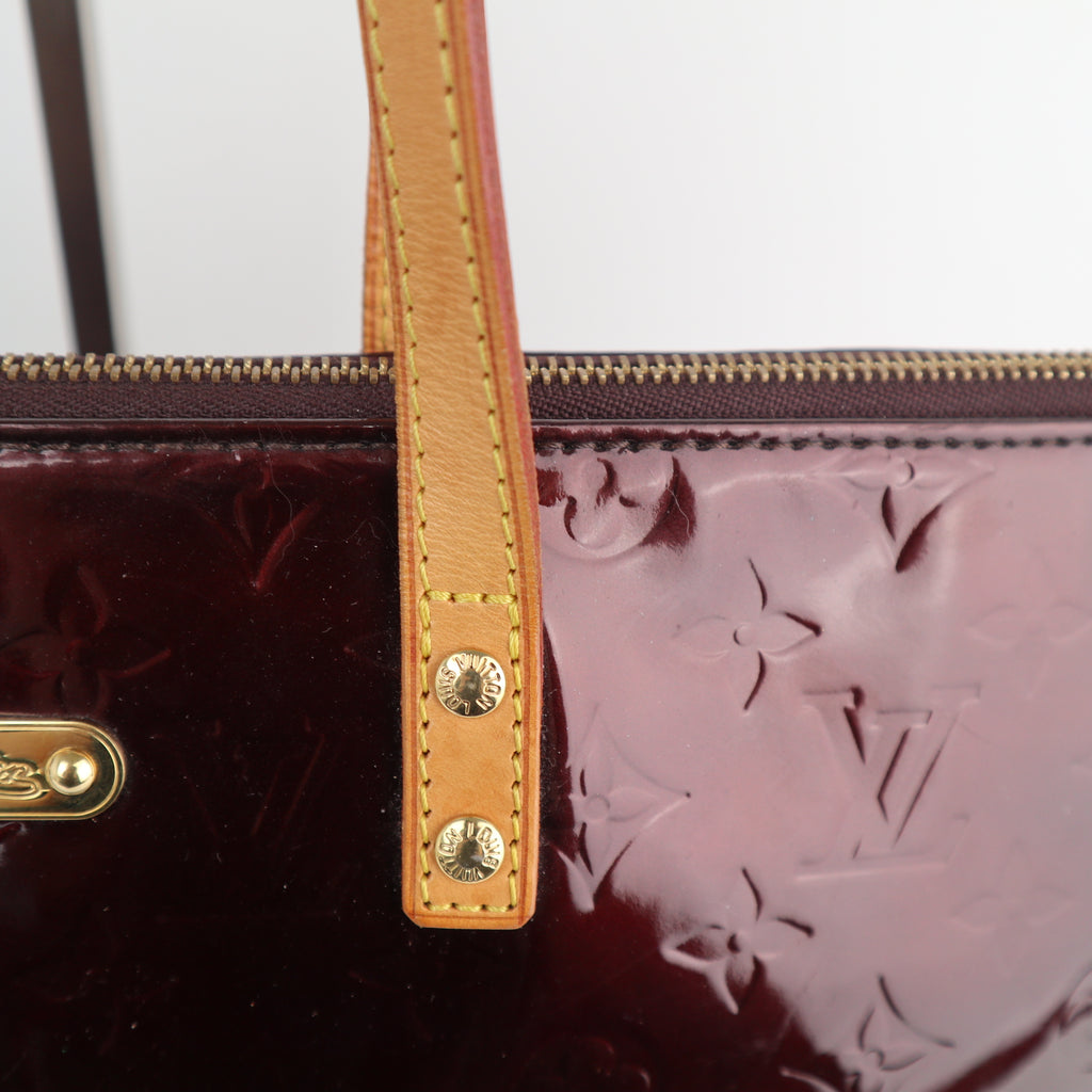 C2478 Louis Vuitton Shoulder Bag Monogram Vernis Bellevue GM Amarante | Pre-Owned Very Good Amarante Monogram Vernis patent leather Monogram Vernis