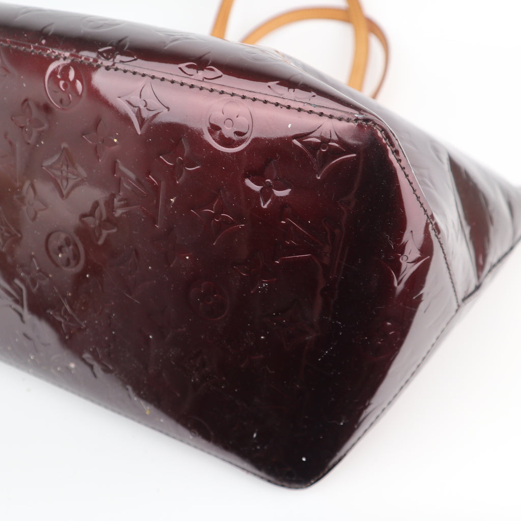 C2478 Louis Vuitton Shoulder Bag Monogram Vernis Bellevue GM Amarante | Pre-Owned Very Good Amarante Monogram Vernis patent leather Monogram Vernis
