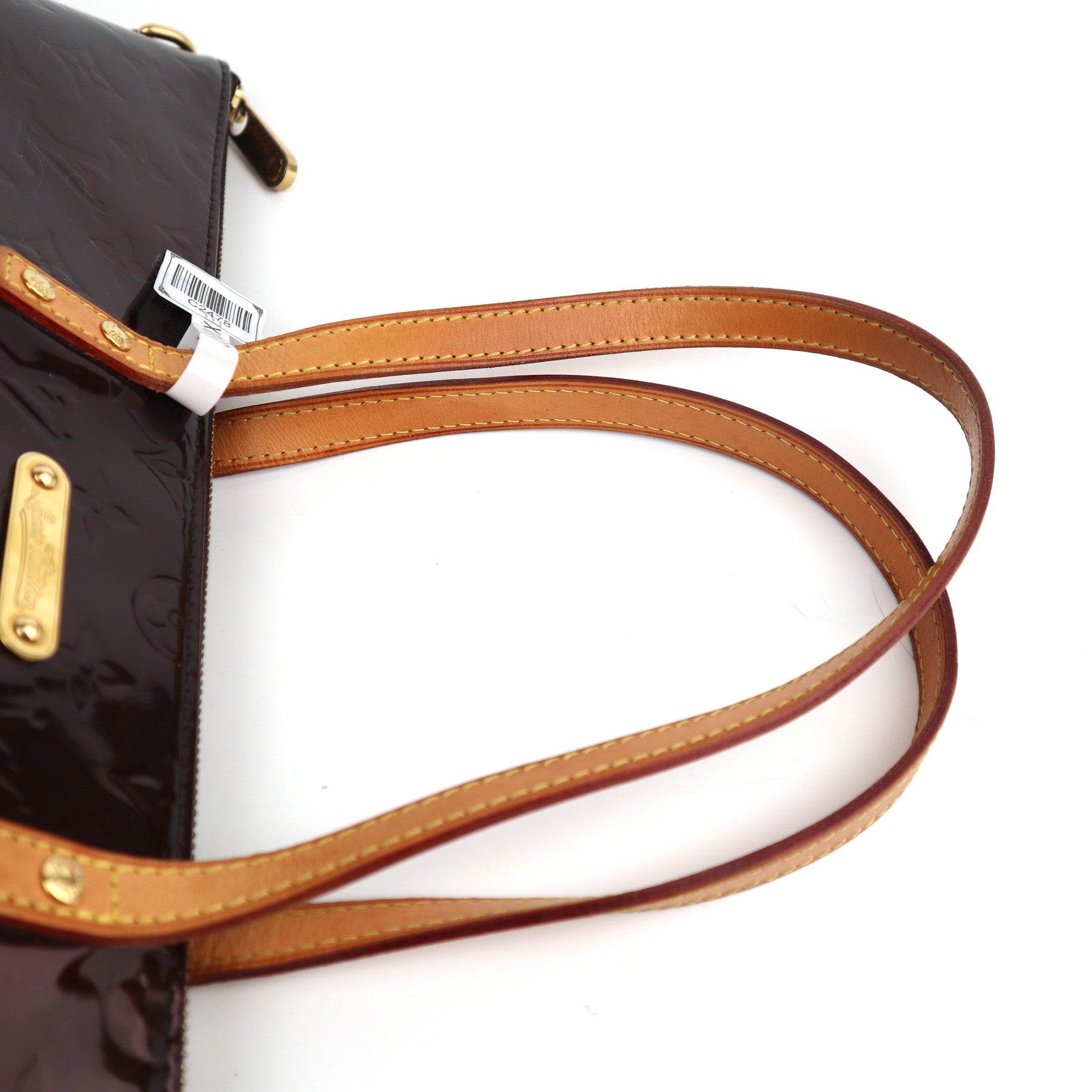 C2478 Louis Vuitton Shoulder Bag Monogram Vernis Bellevue GM Amarante | Pre-Owned Very Good Amarante Monogram Vernis patent leather Monogram Vernis